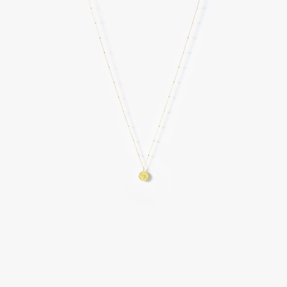 Ancient Memories Gold ネックレス Zeus/Vase スタッドチェーン47cm【K18YG】