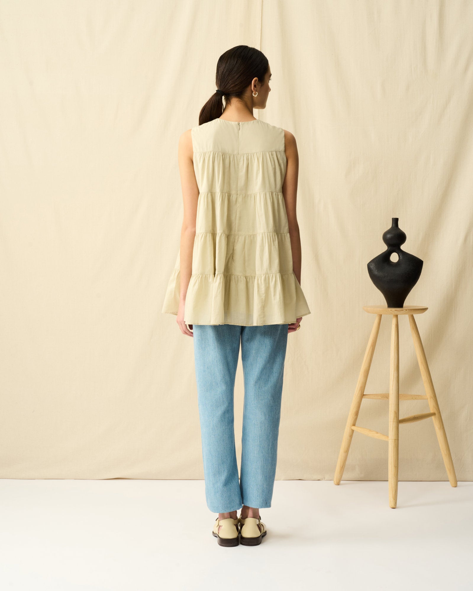 【予約】ミューズのブラウス Champagne