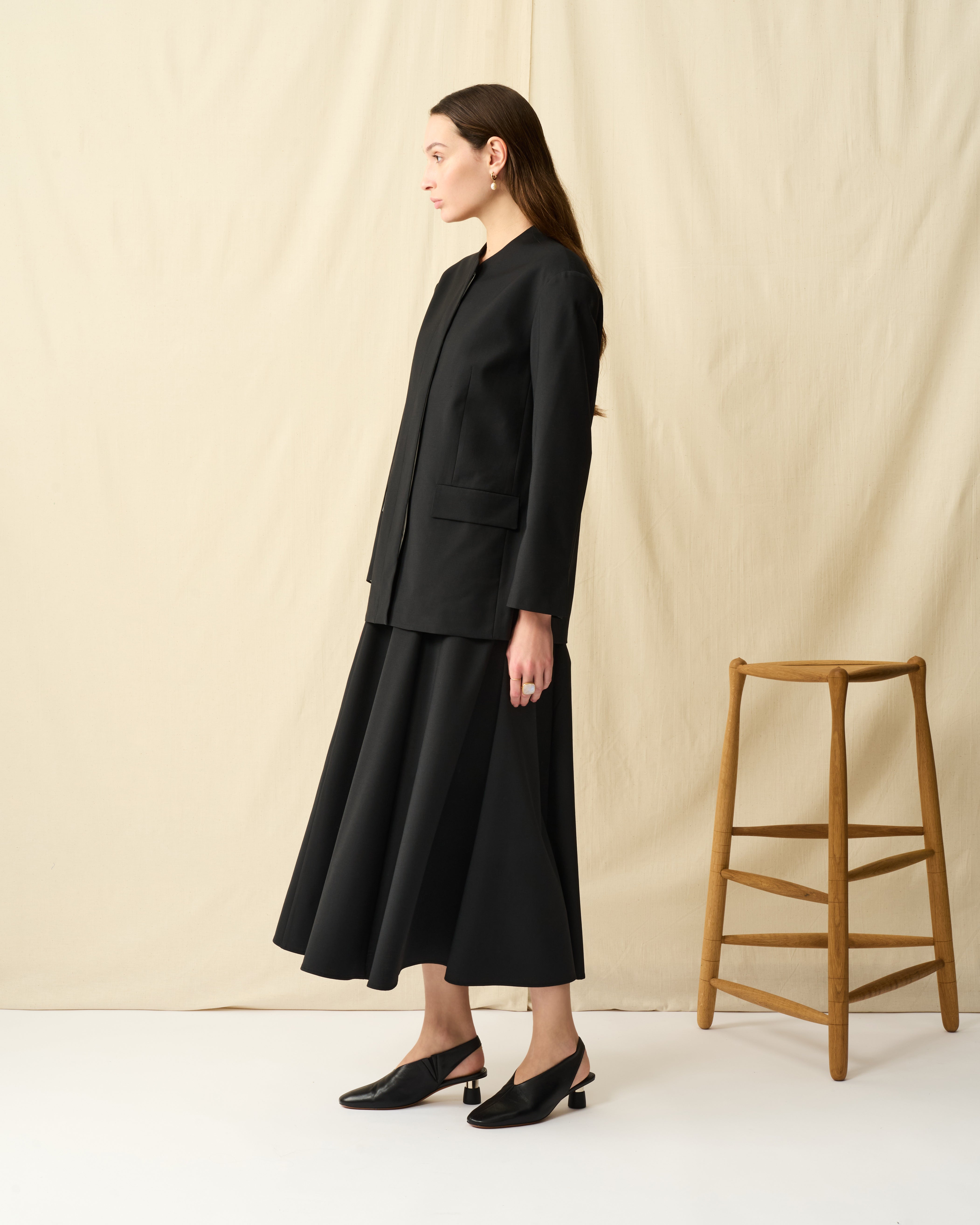 スワンジャケット Black