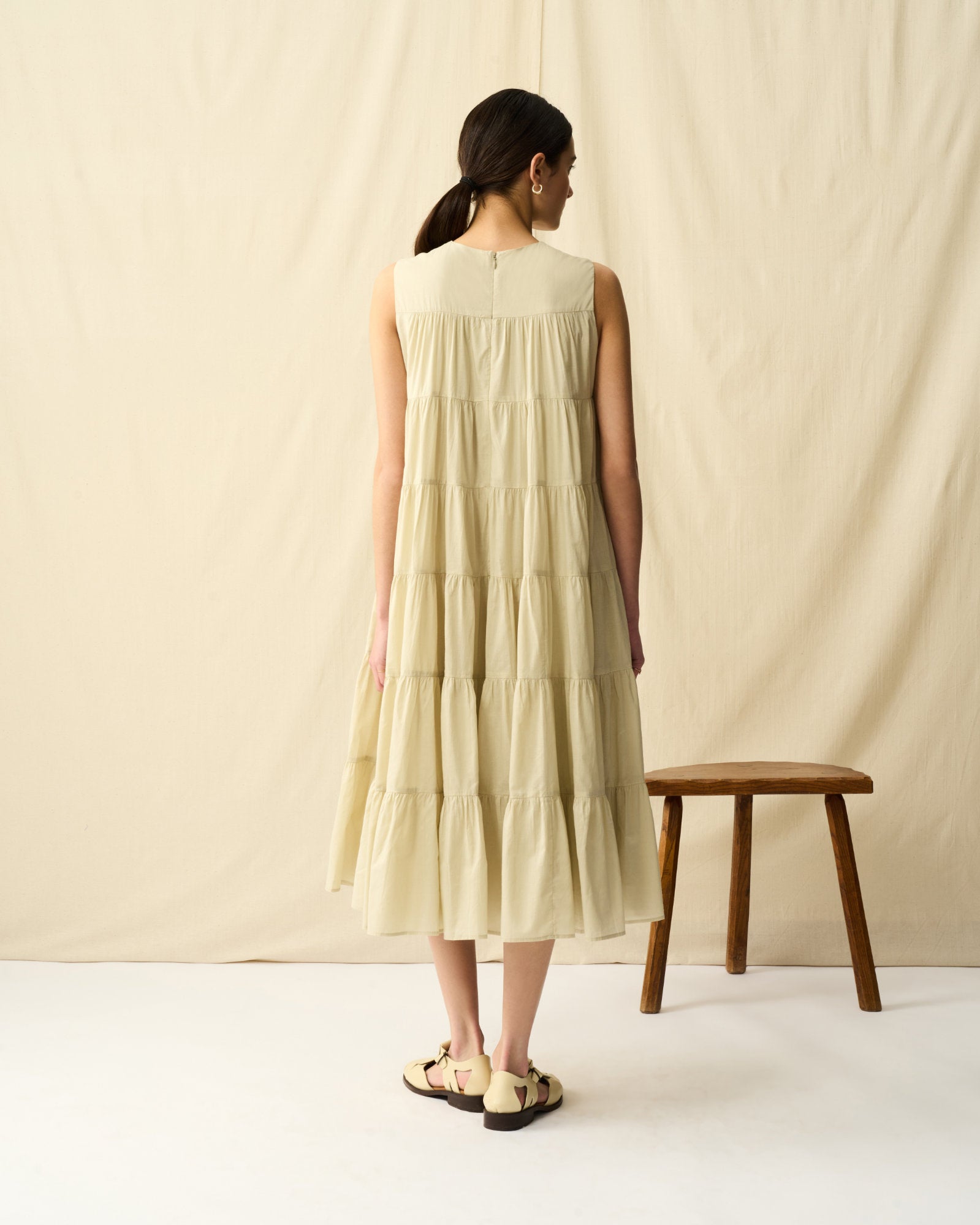 【予約】ミューズのドレス ショート Champagne