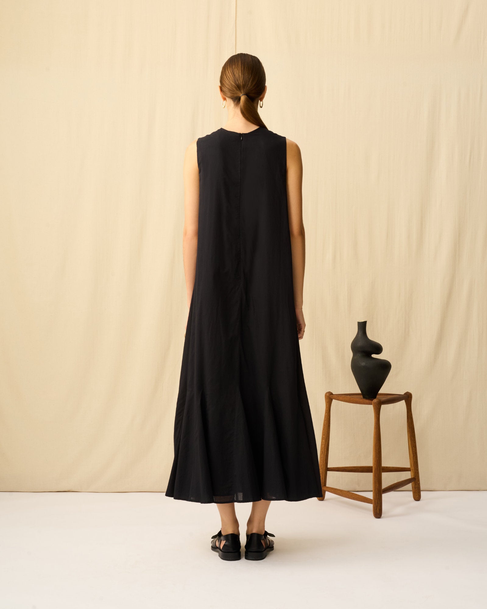 【予約】夏の月影のドレス Onyx