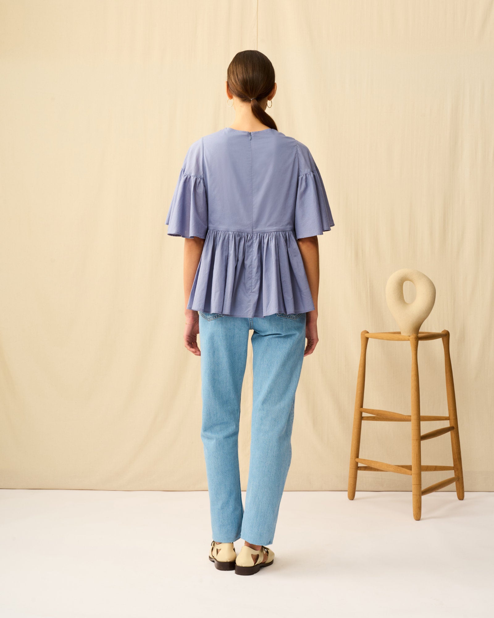 【予約】フリージアのブラウス Calm Ocean