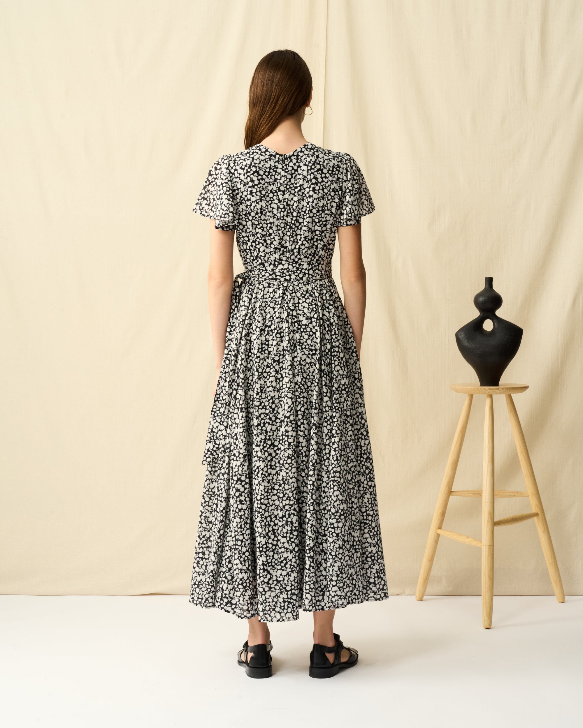 【予約】マドモアゼルのドレス Dancing Shadows/Black