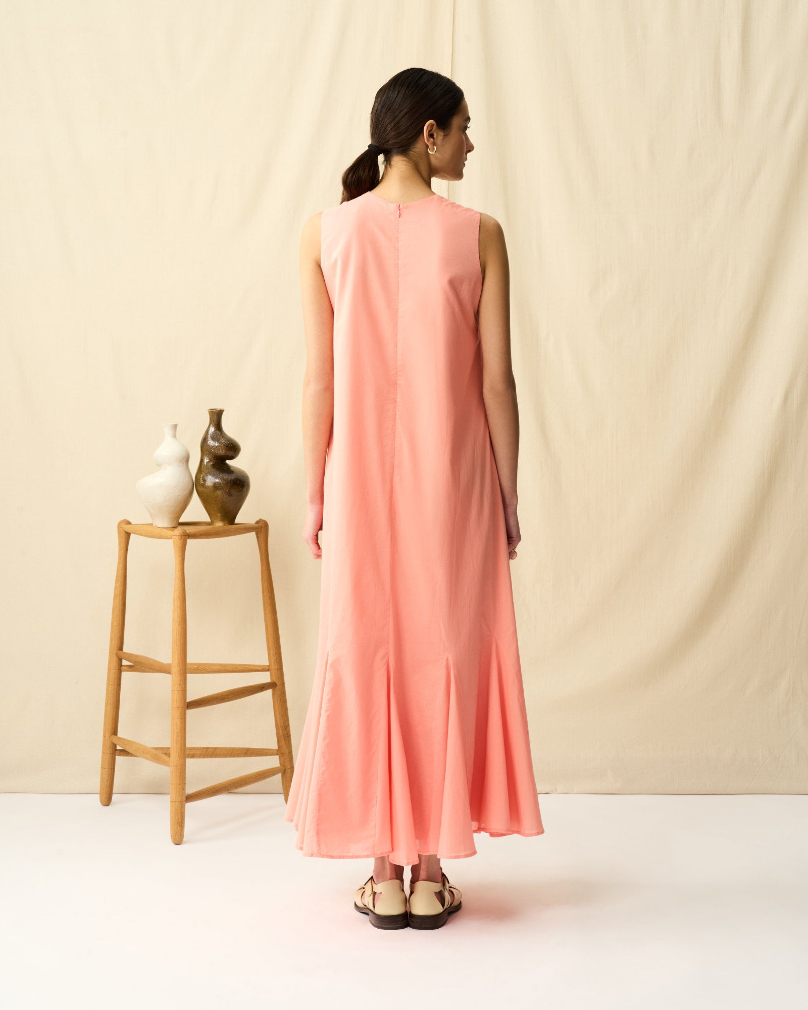 【予約】夏の月影のドレス Desert Coral