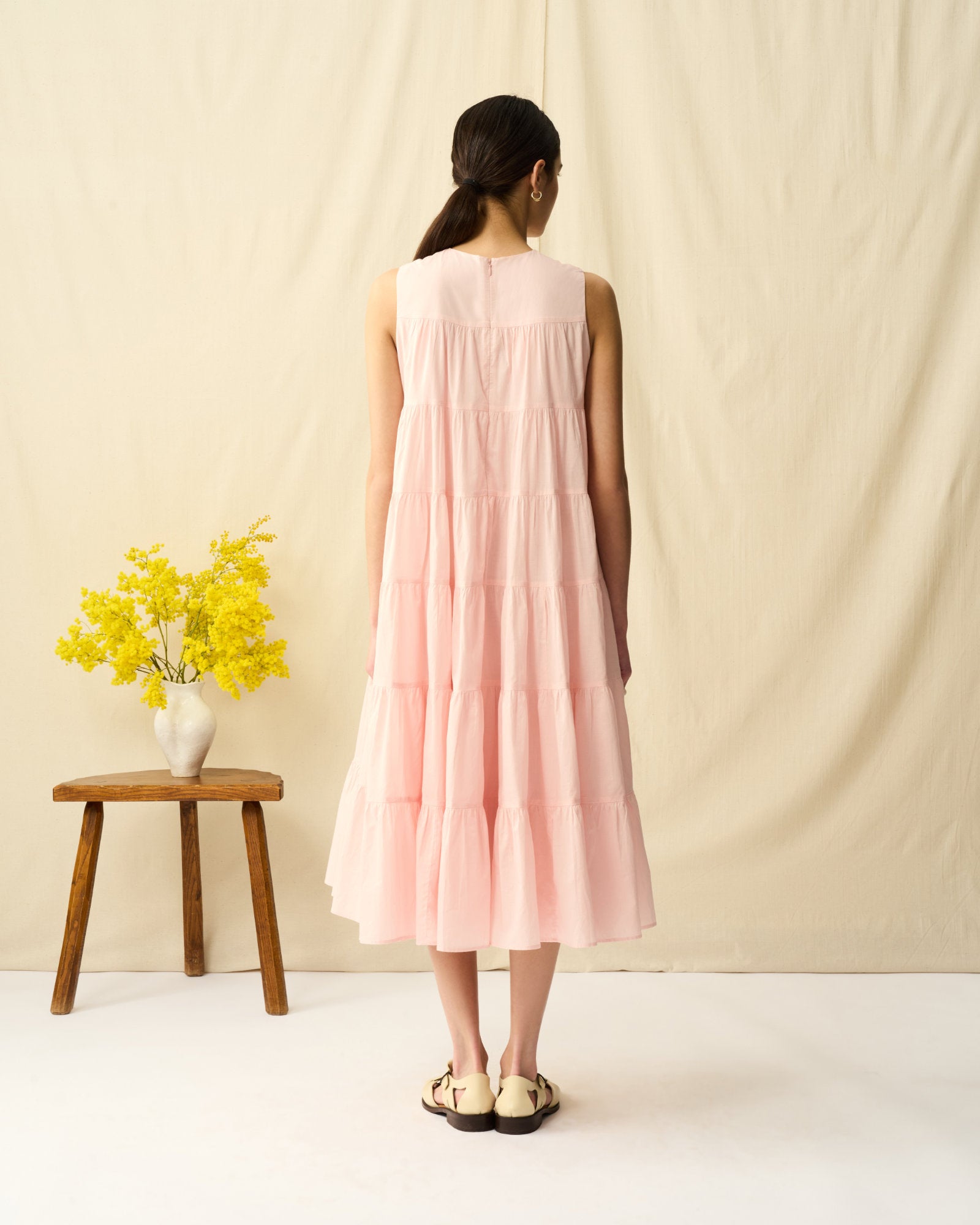 【予約】ミューズのドレス ショート Pink Pearl