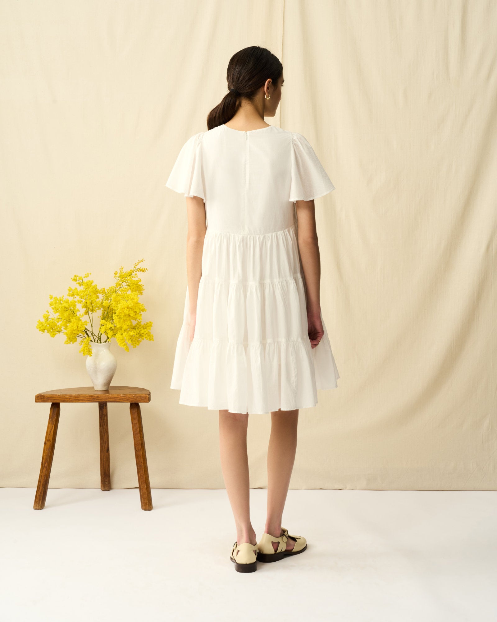 【予約】エンジェルのミニドレス White Chalcedony