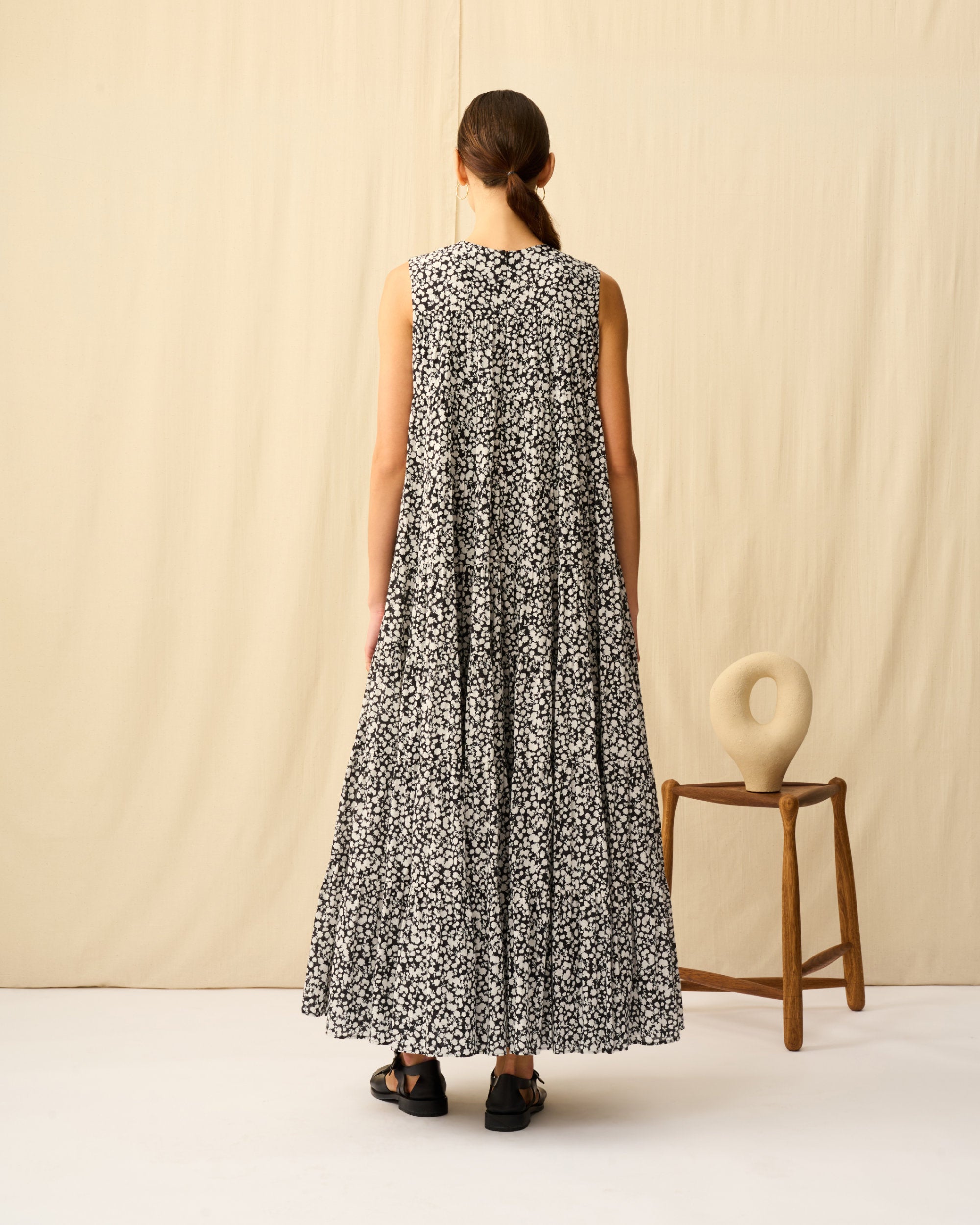 【予約】ミューズのドレス Dancing Shadows/Black