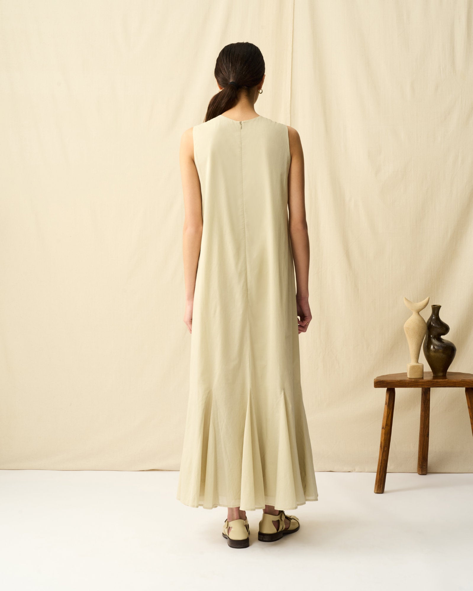 【予約】夏の月影のドレス Champagne