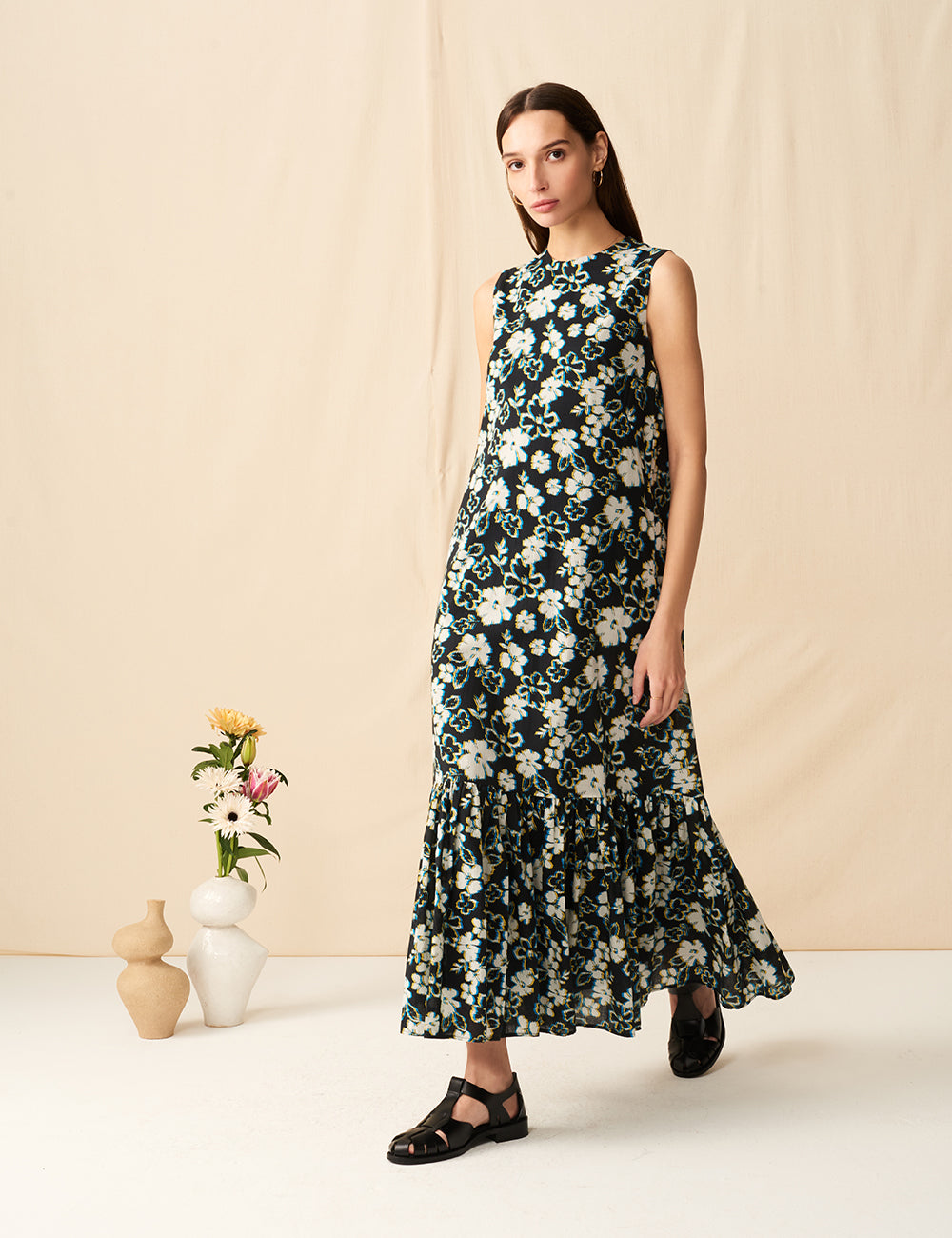 美品✨MARIHA ドリーミング ビューティー ドレス ワンピースネイビー  