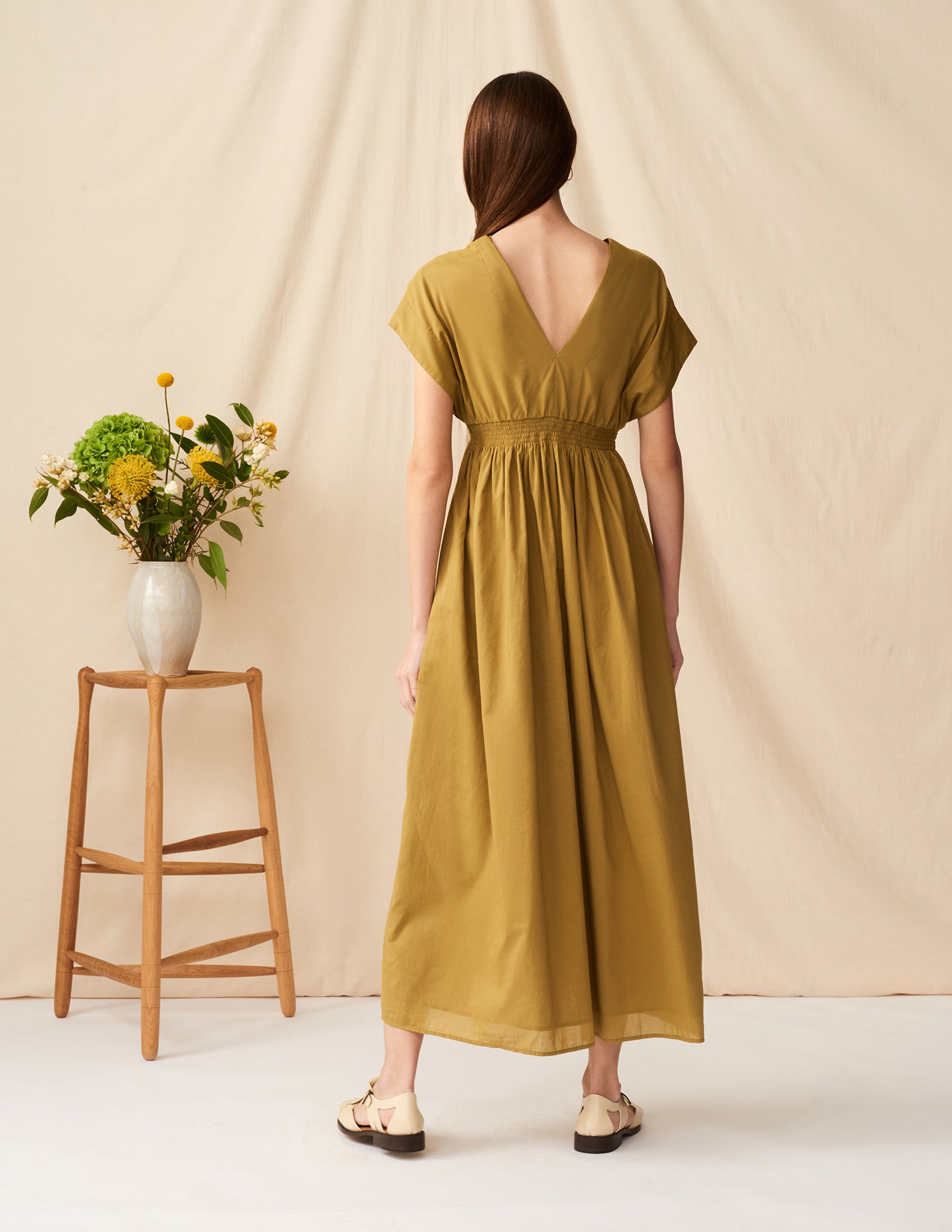 夏の光のドレス Olive