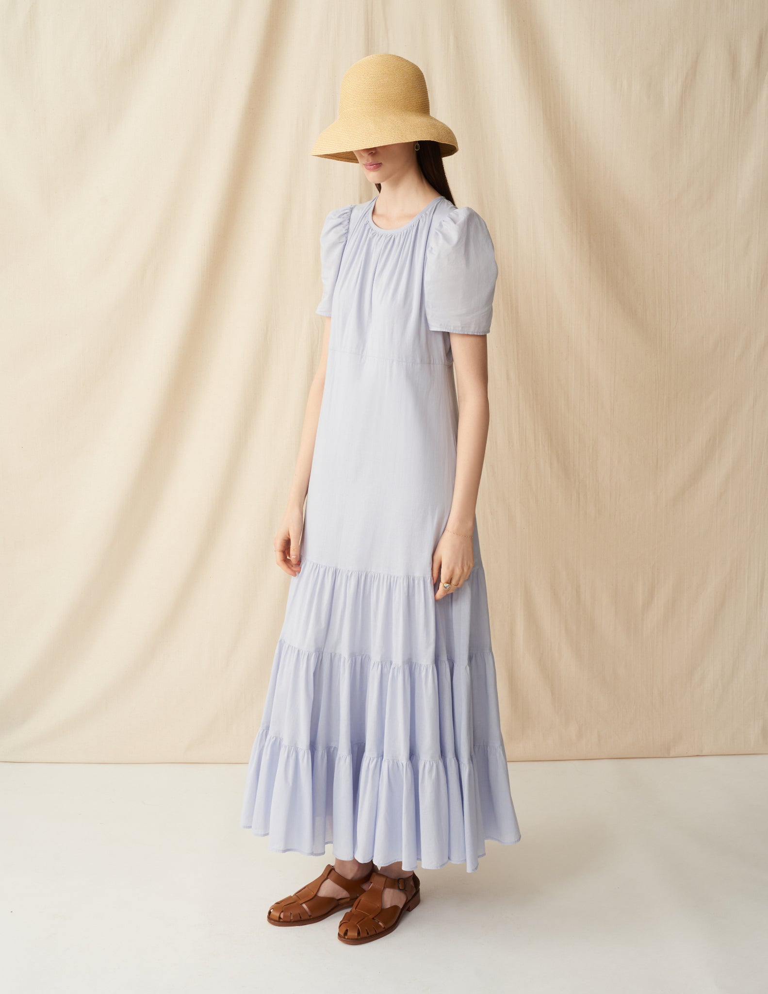 レディのハット Short Brim <br>Beige