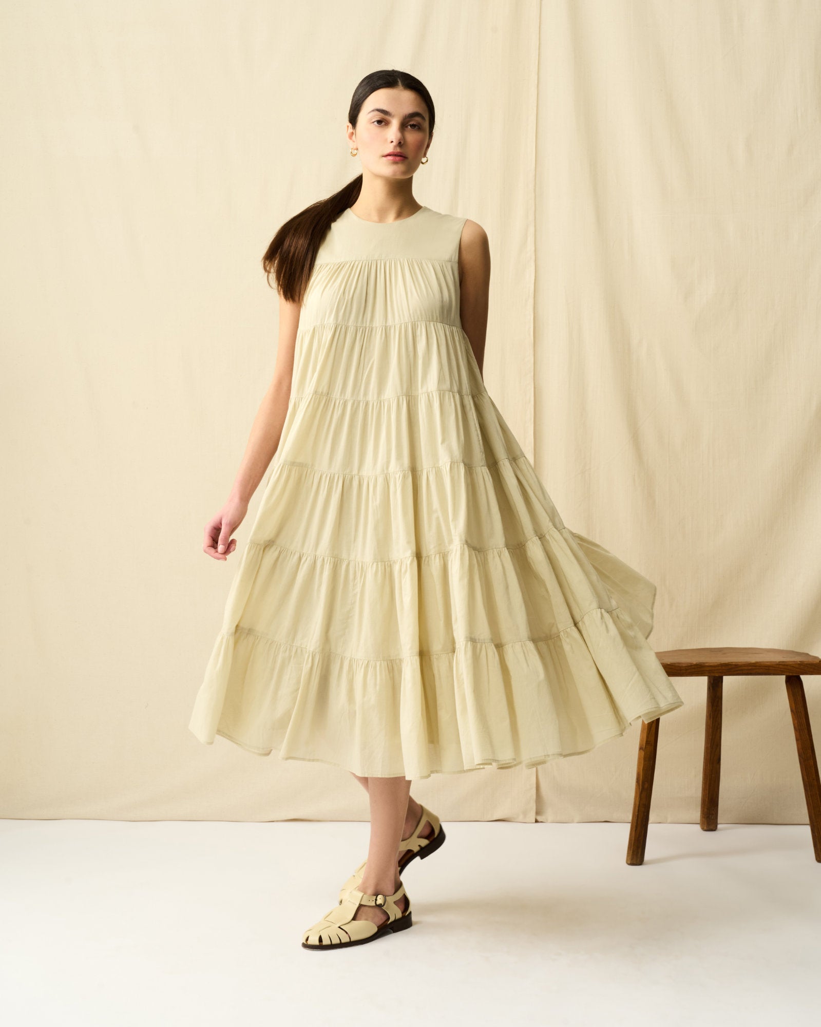 【予約】ミューズのドレス ショート Champagne