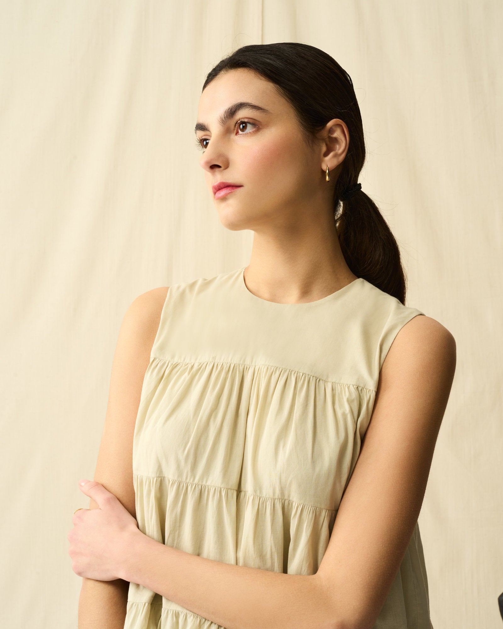 【予約】ミューズのブラウス Champagne