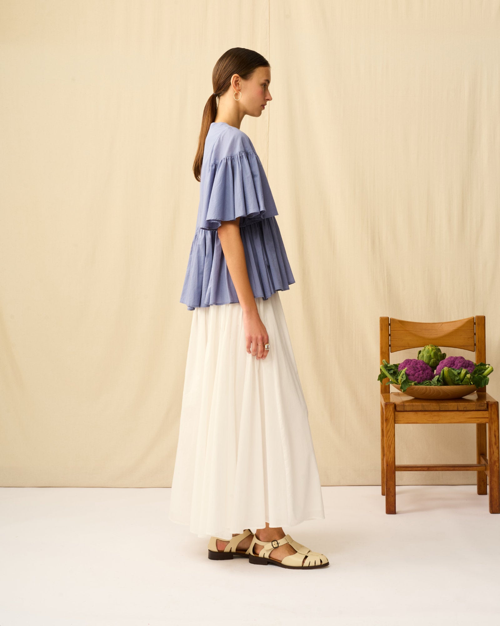 【予約】フリージアのブラウス Calm Ocean