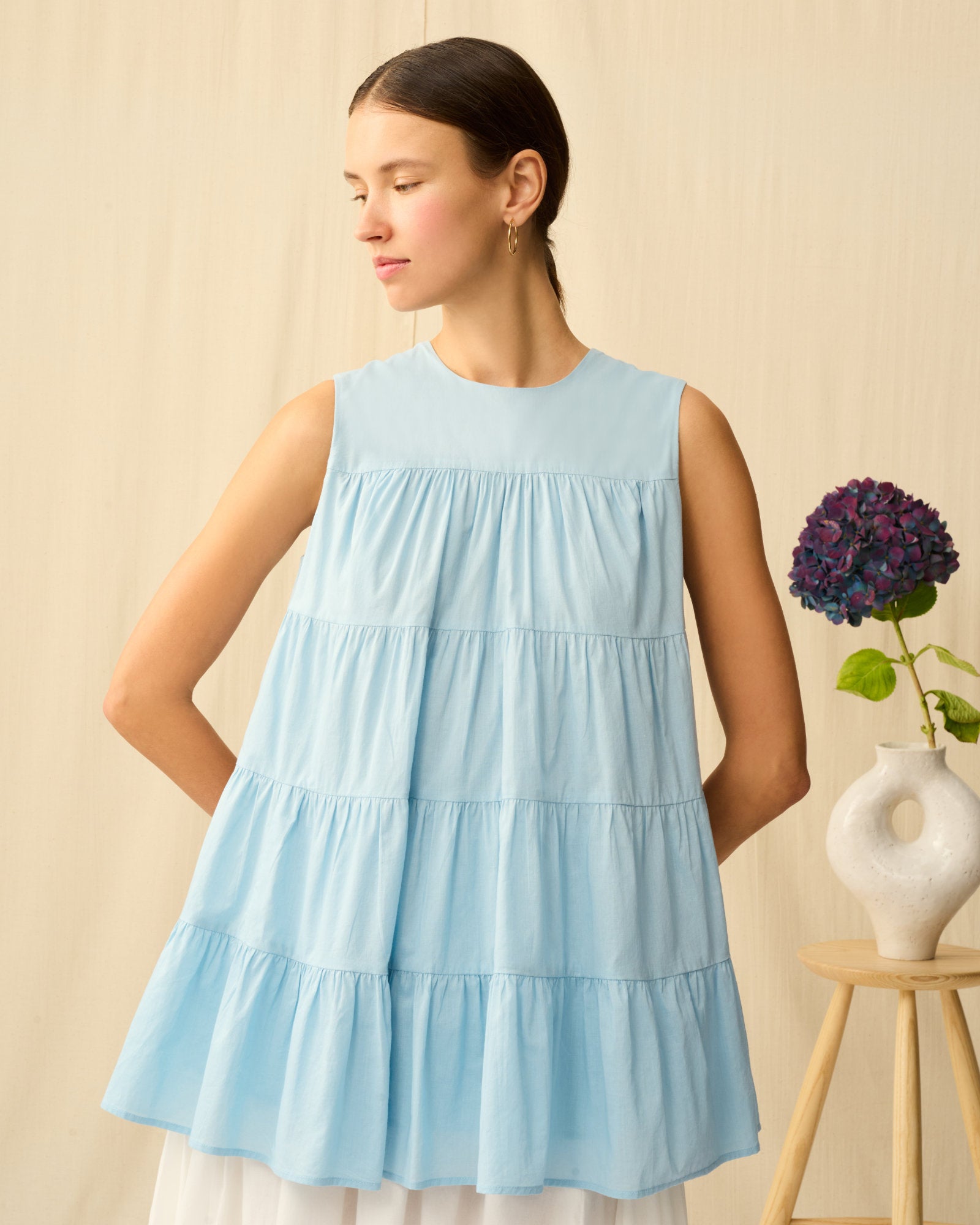 【予約】ミューズのブラウス Clear Sky