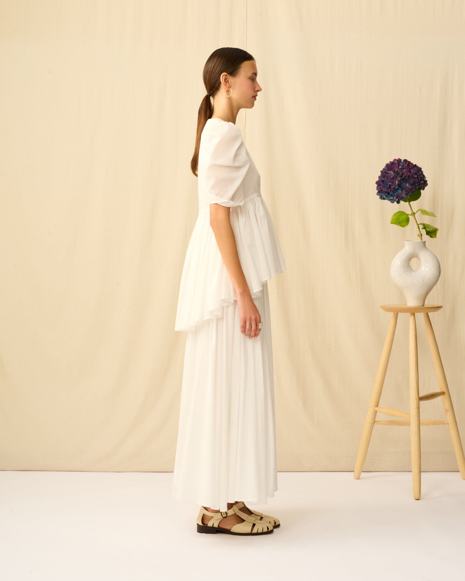 【予約】セレナーデのブラウス White Chalcedony