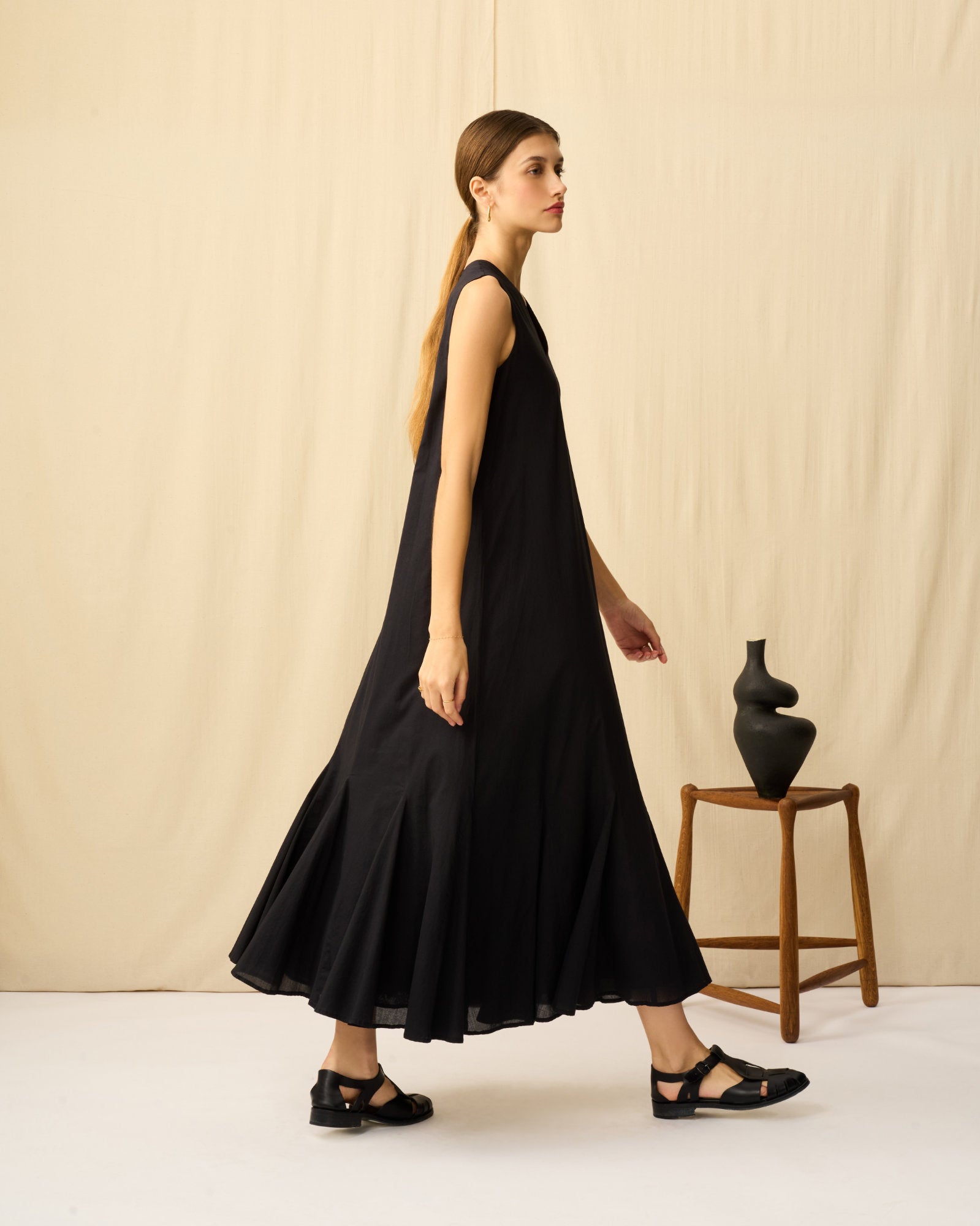 【予約】夏の月影のドレス Onyx