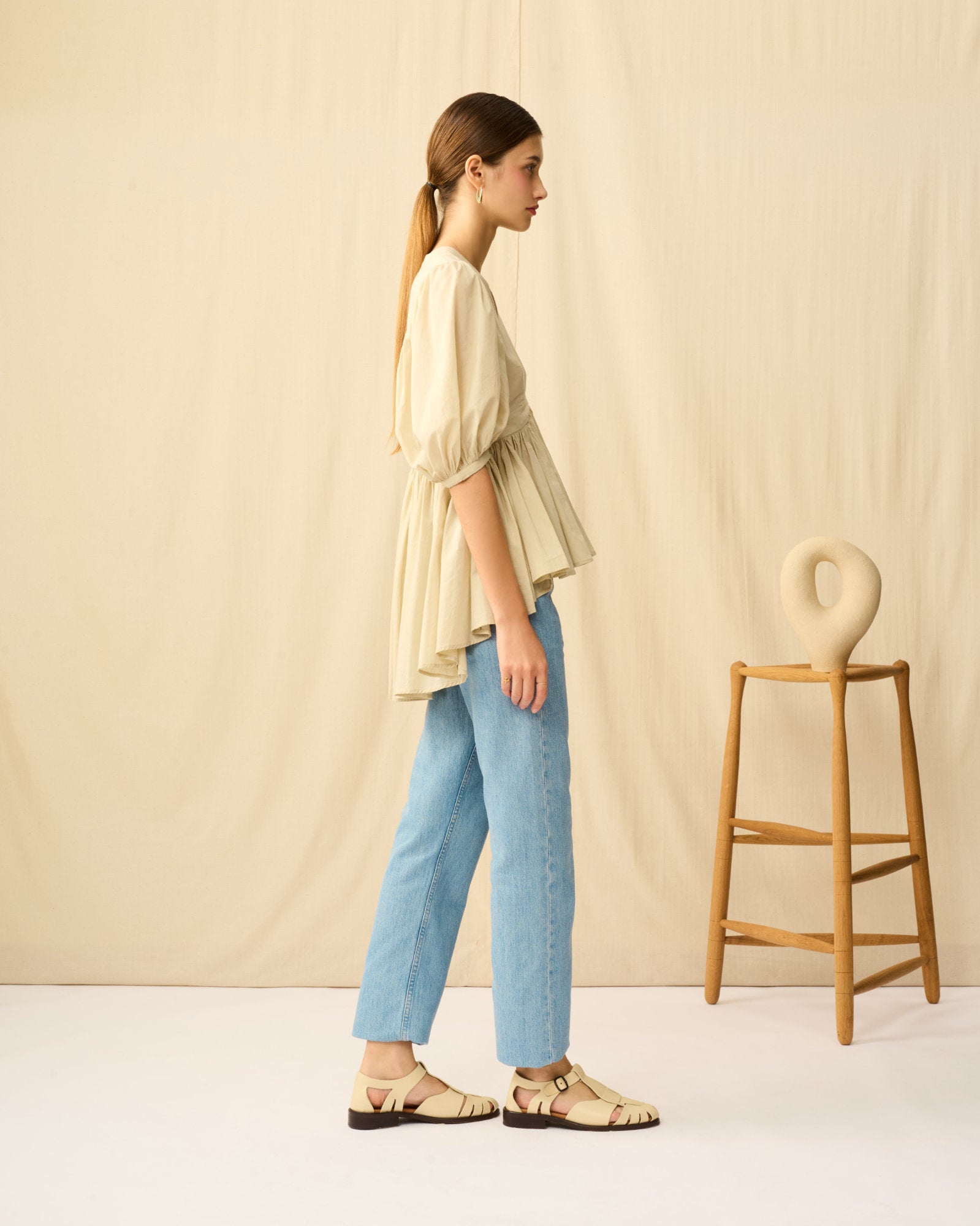 【予約】ラストダンスのブラウス Champagne