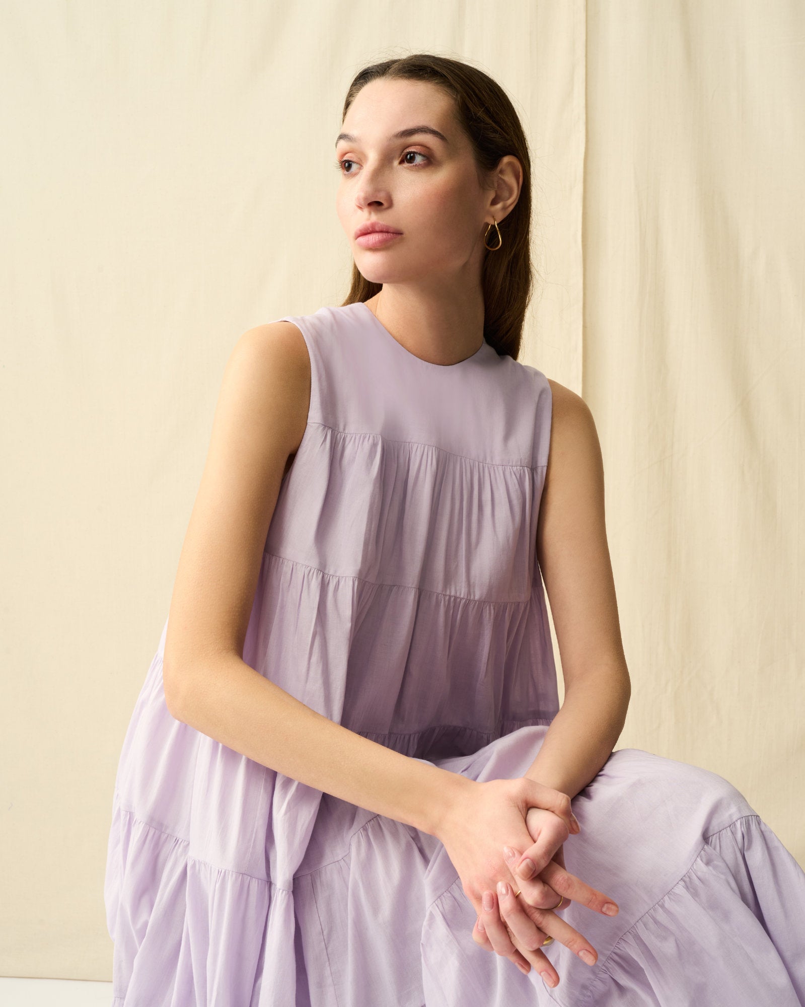 【予約】ミューズのドレス ショート Spring Violet