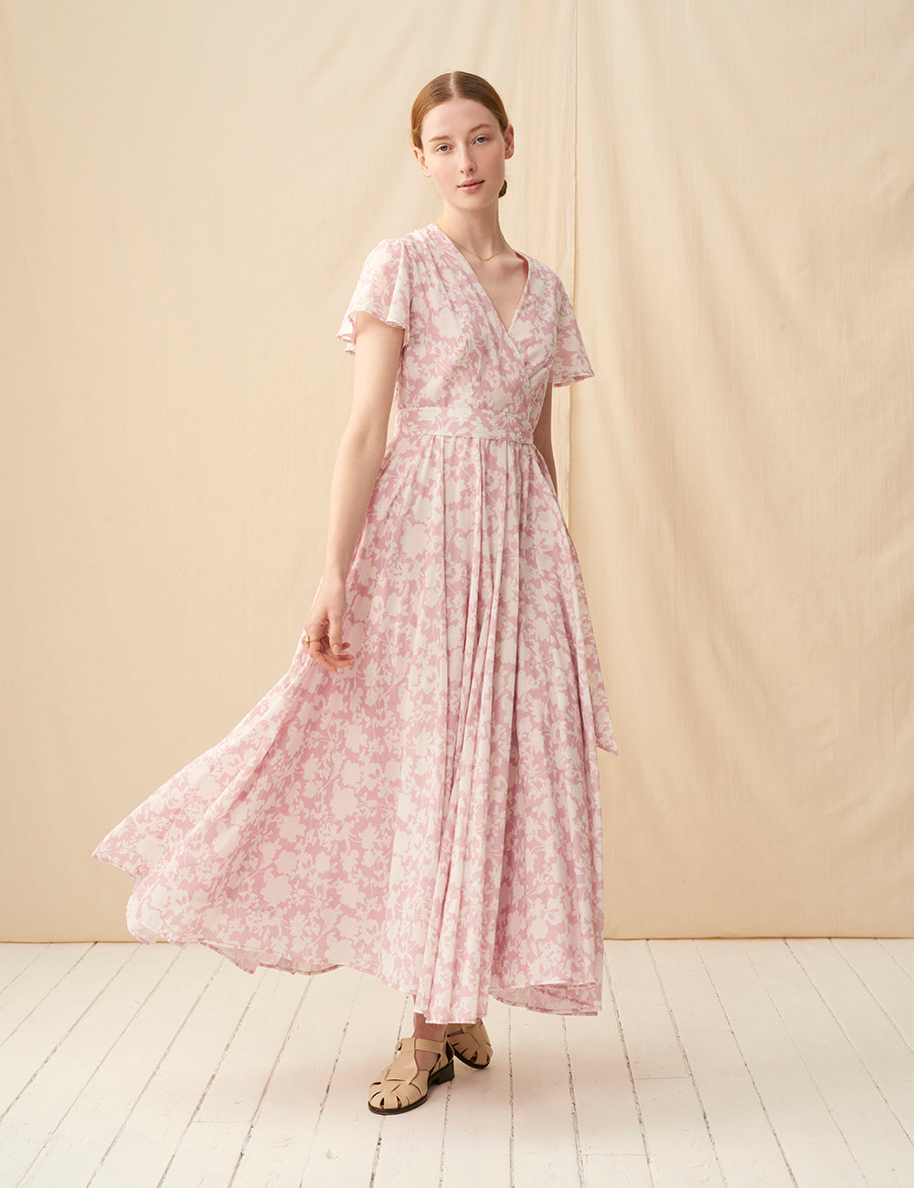 マドモアゼルのドレス(半袖) Garden Shadows/Pink