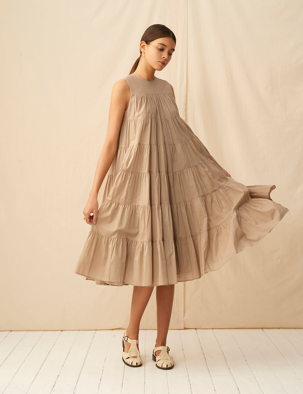 MARIHA(マリハ) リゾートドレス ミューズのドレス ショート Oyster  