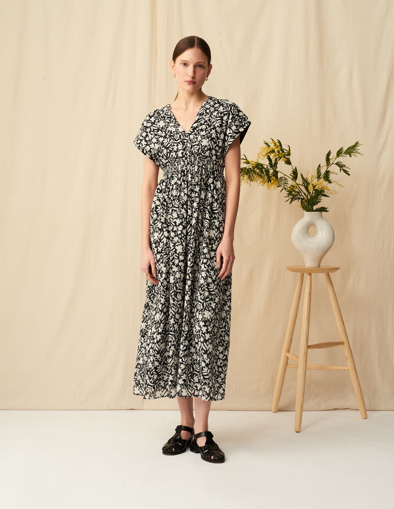 【予約】<br>夏の光のドレス <br>Spring Shadow/Black