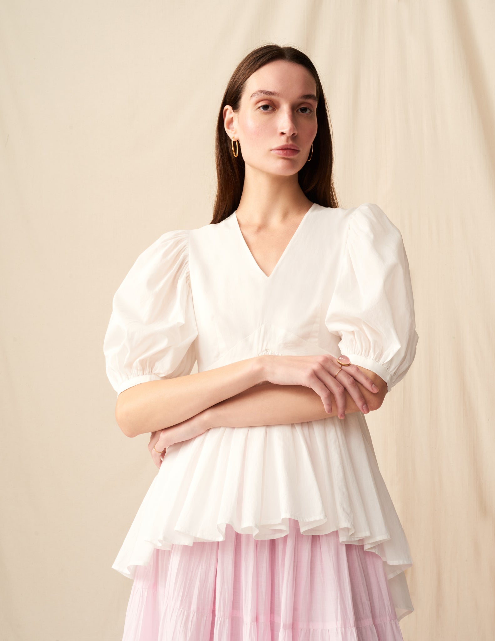 MARIHA(マリハ) リゾートドレス ラストダンスのブラウスWhite Chalcedony 