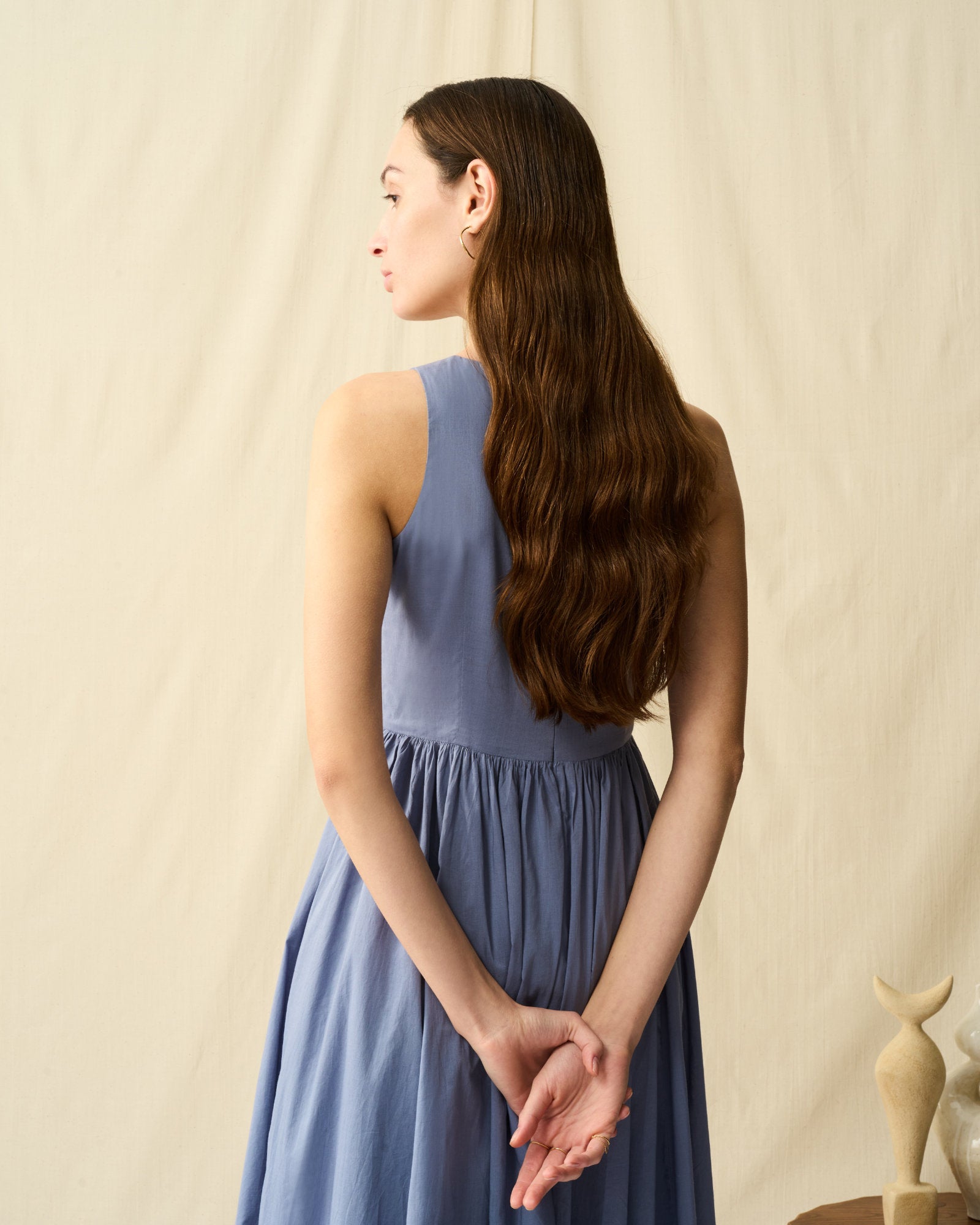 【予約】夏のレディのドレス Calm Ocean