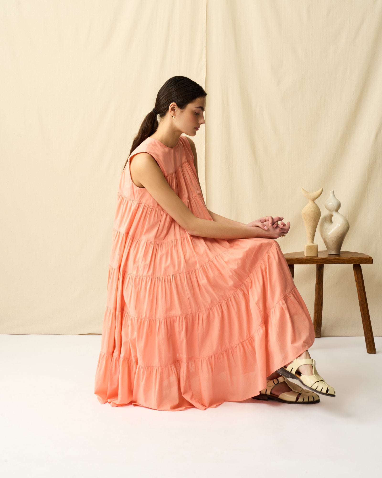 【予約】ミューズのドレス ショート Desert Coral