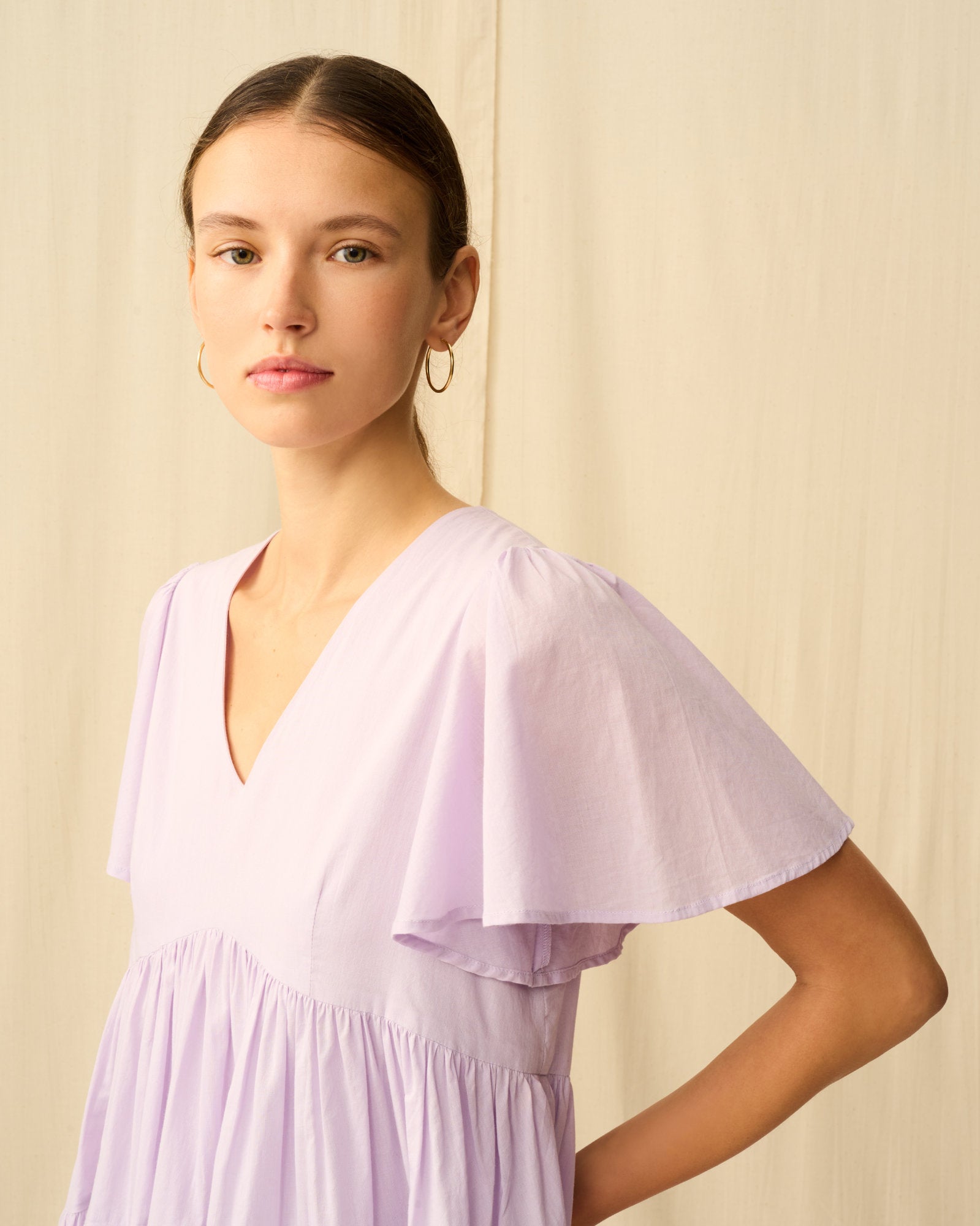 【予約】エンジェルのミニドレス Spring Violet