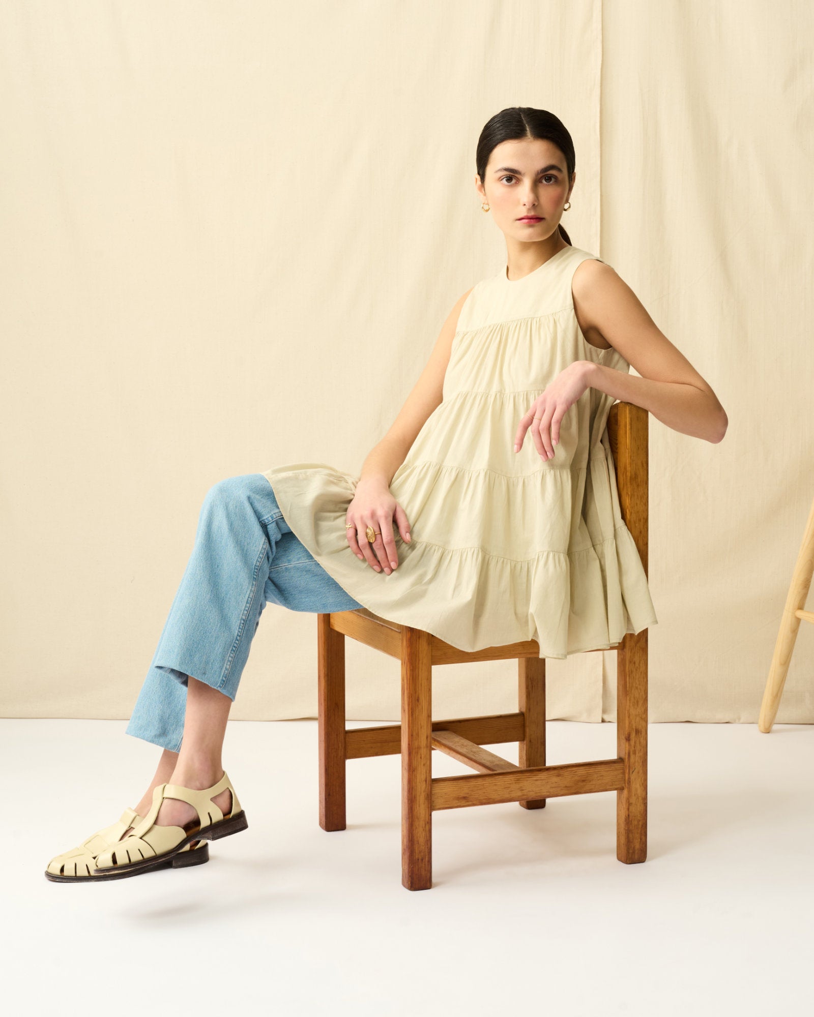 【予約】ミューズのブラウス Champagne