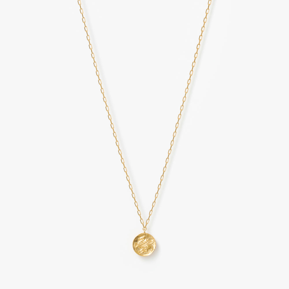 Ancient Memories ネックレス Pegasus レクタングルチェーン60cm (ゴールドカラー)【SV925】