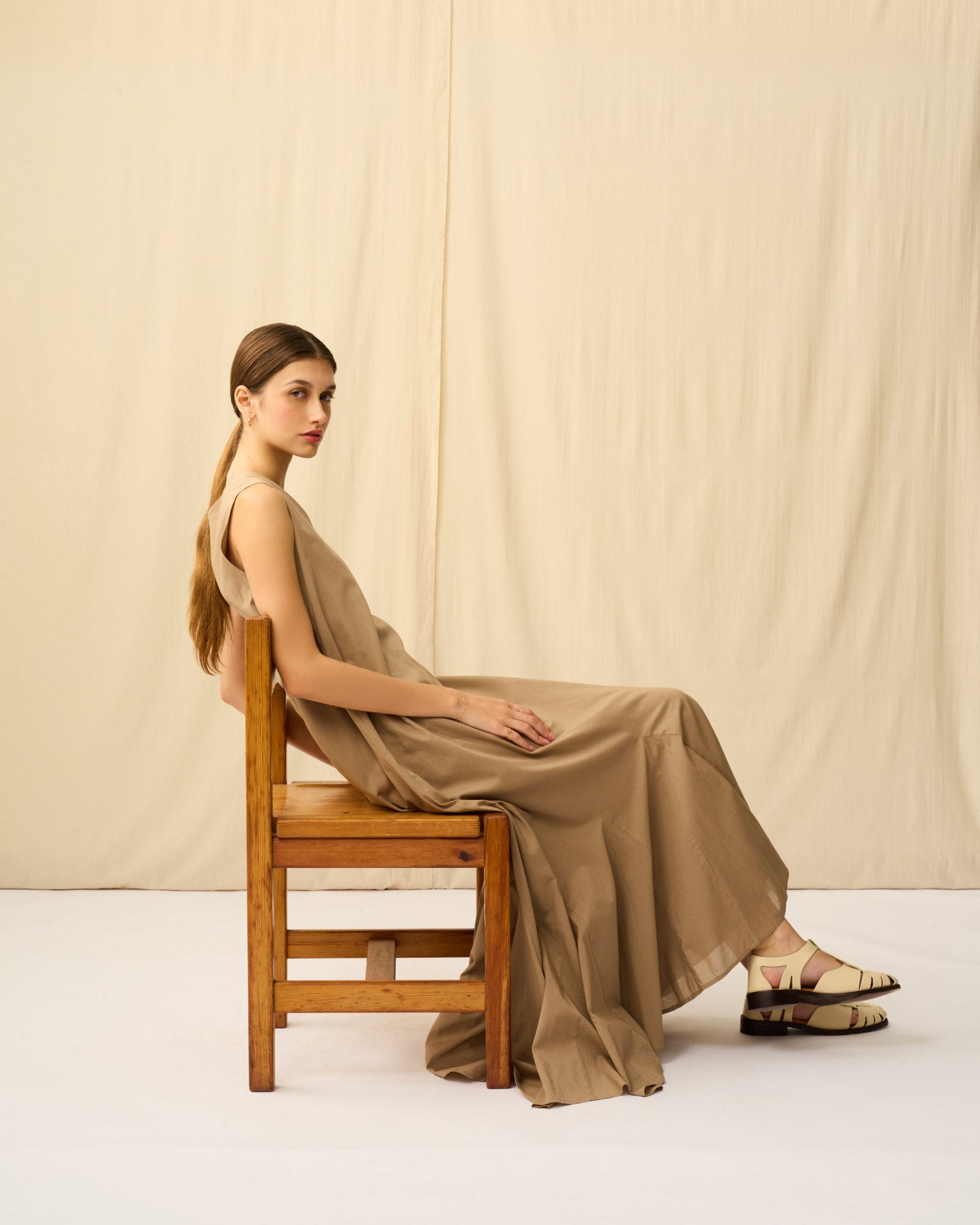 【予約】夏の月影のドレス Hinoki