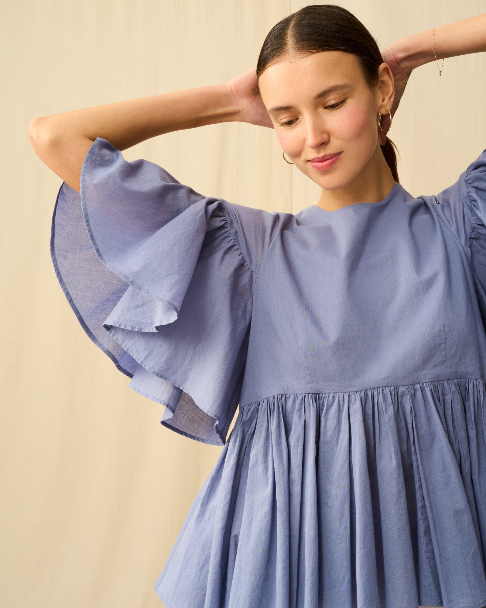 【予約】フリージアのブラウス Calm Ocean