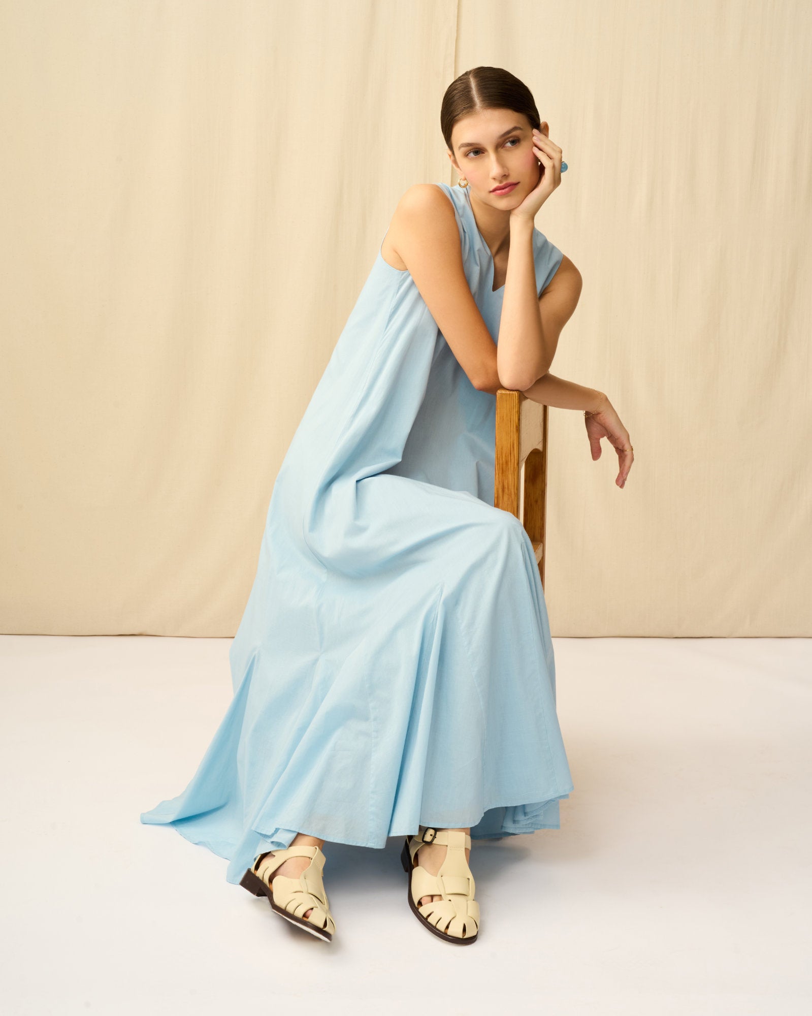 【予約】夏の月影のドレス Clear Sky