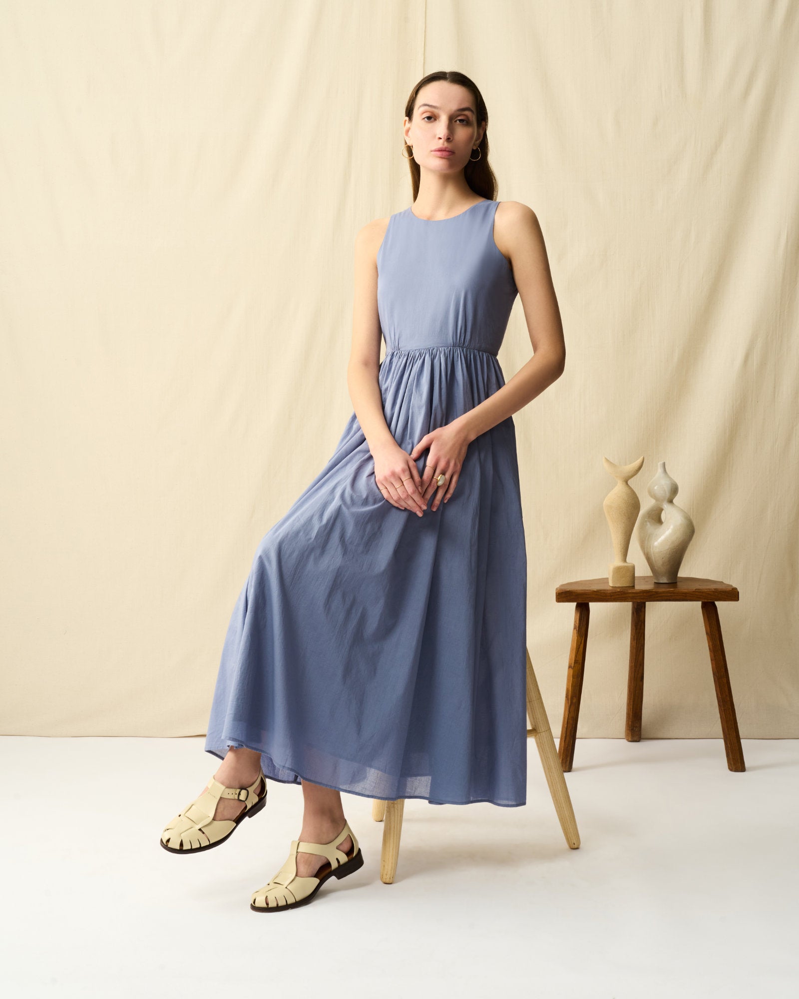 【予約】夏のレディのドレス Calm Ocean