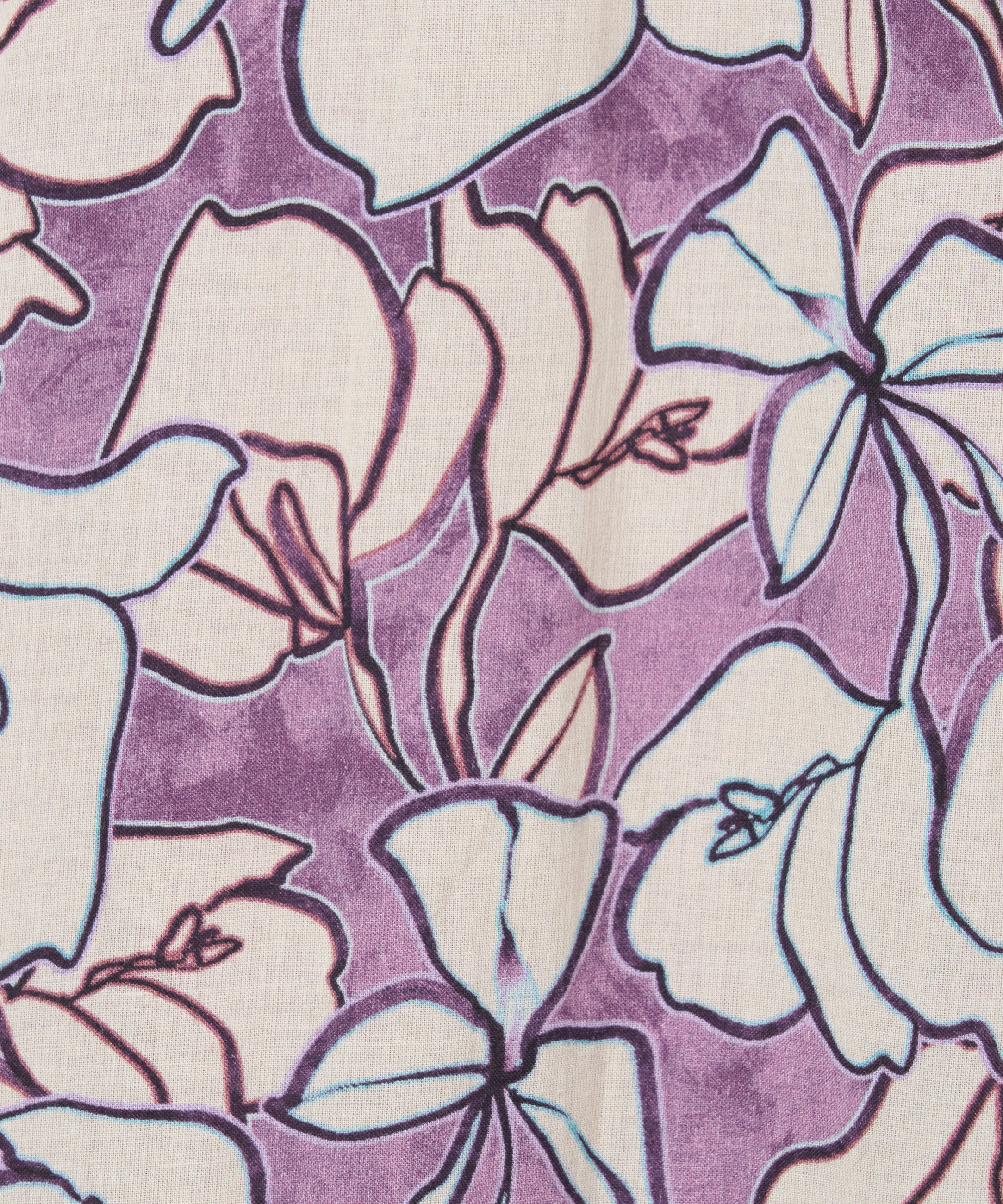 【予約】夏の月影のドレス Flower Poem/Purple