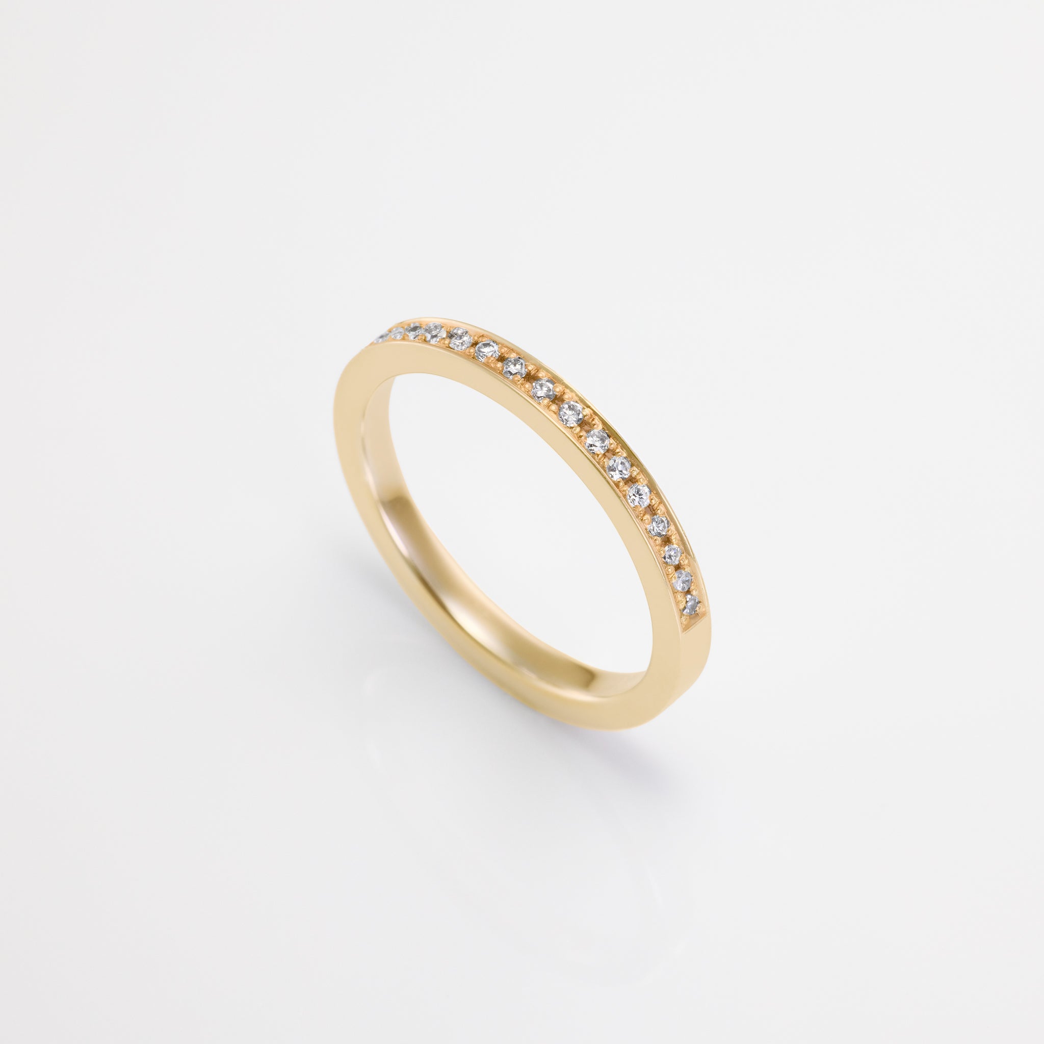 【オーダー商品】Indian Inspiration リング ハーフエタニティ【K18YG】