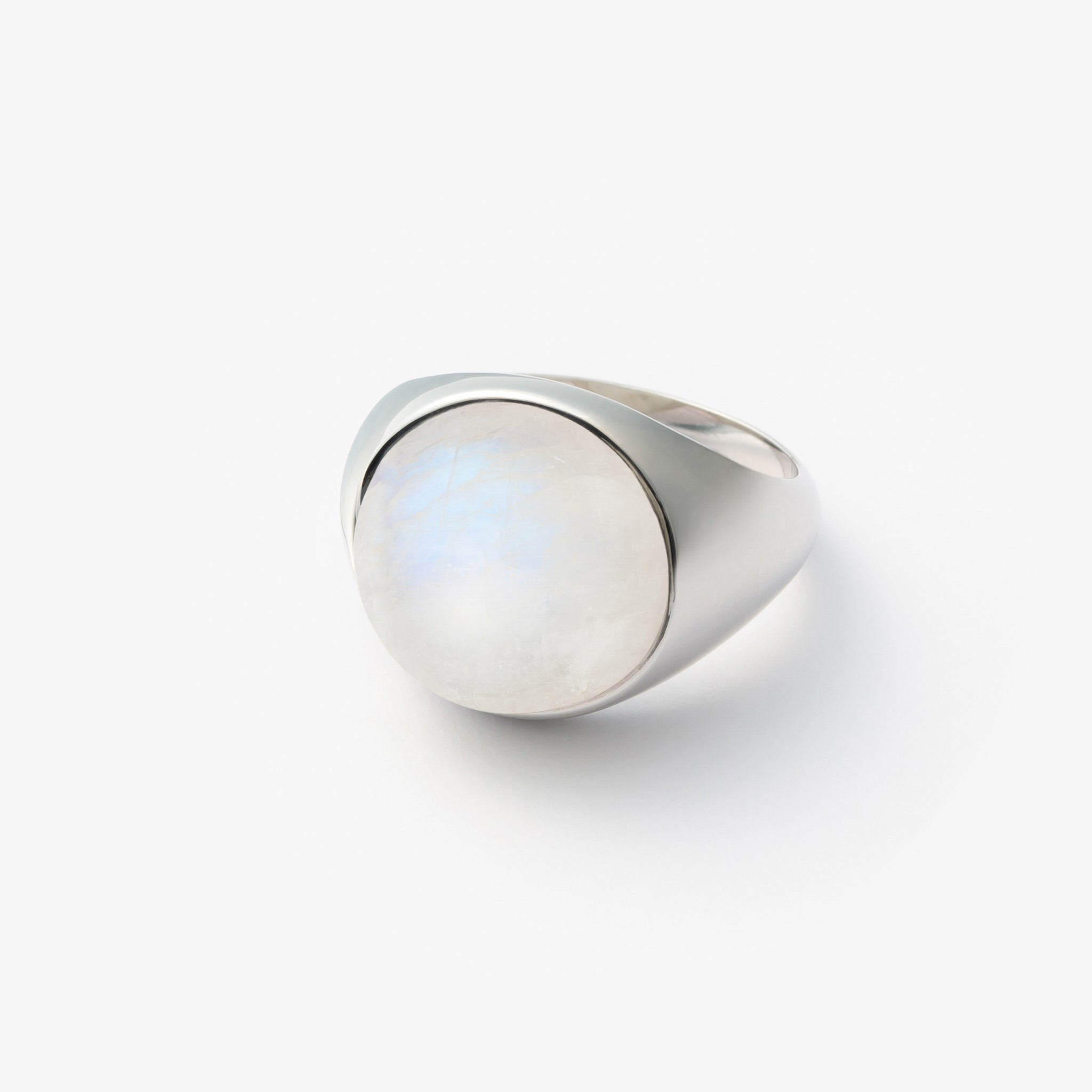 Signature Collection リング ラウンド M レインボームーンストーン【SV925】