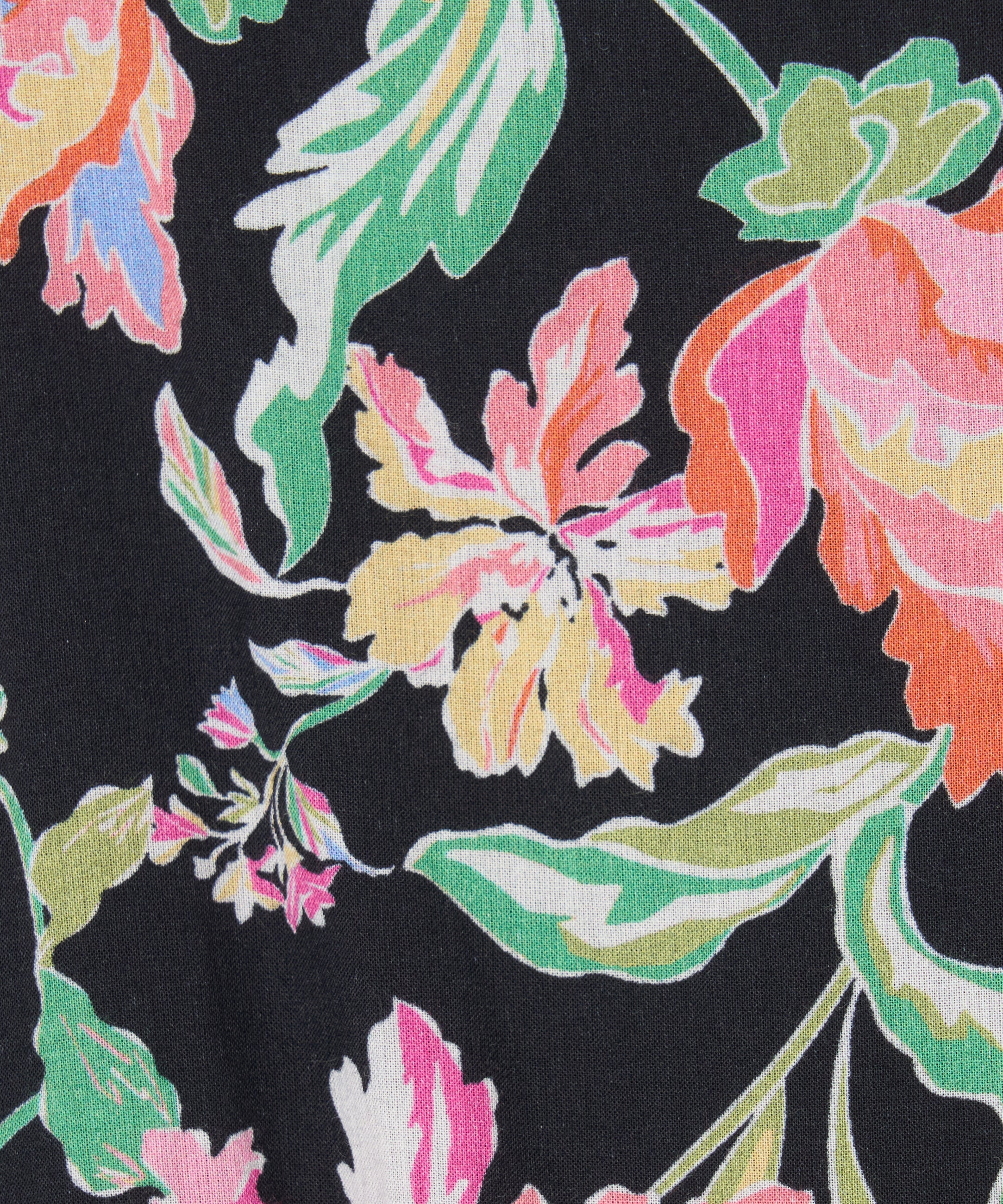 【予約】夏の月影のドレス Midnight Flowers/Black