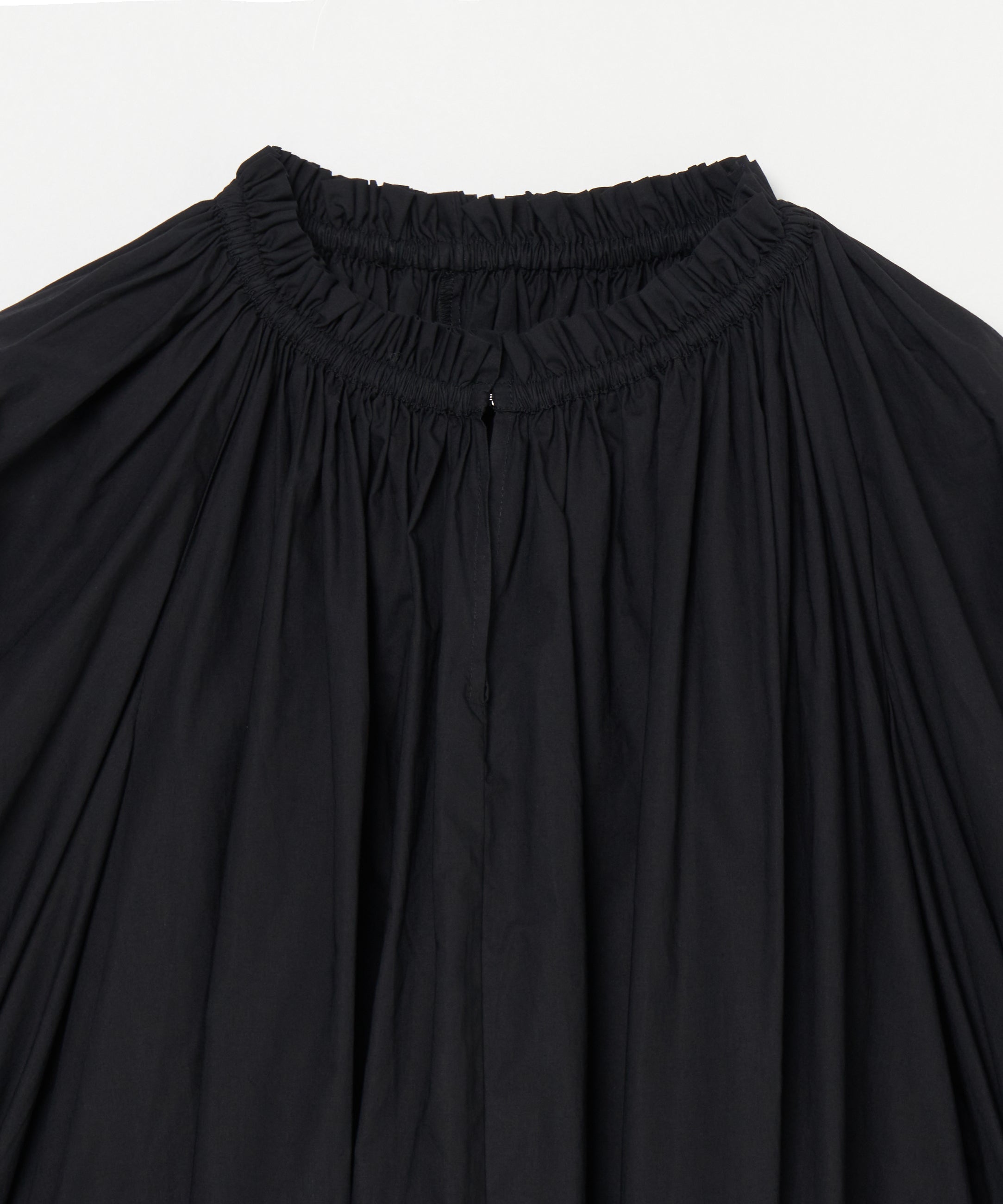 秋の花のブラウス Onyx