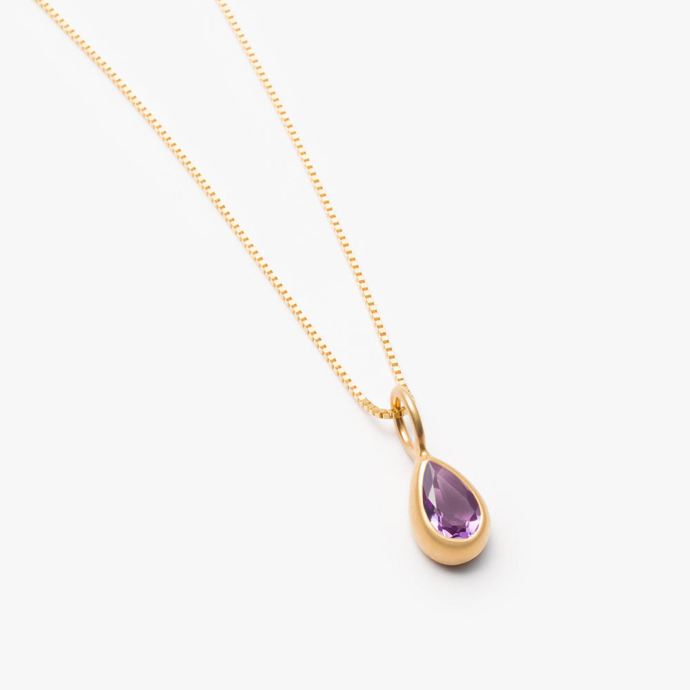 マリハ 天然石 アメシスト ネックレス