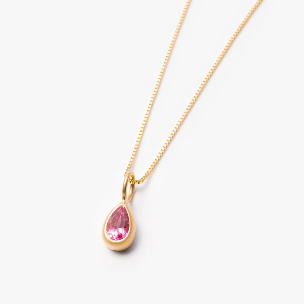 マリハ 天然石 ピンクトルマリン ネックレス