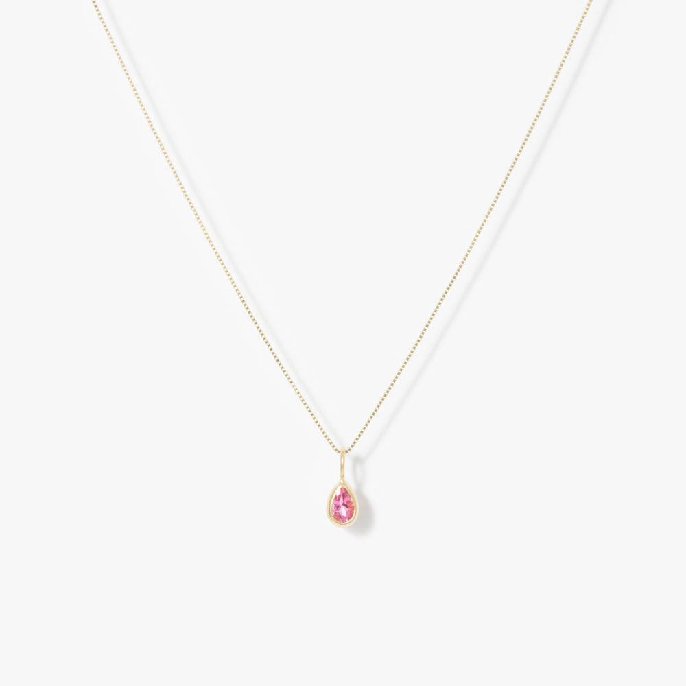 マリハ 天然石 ピンクトルマリン ネックレス