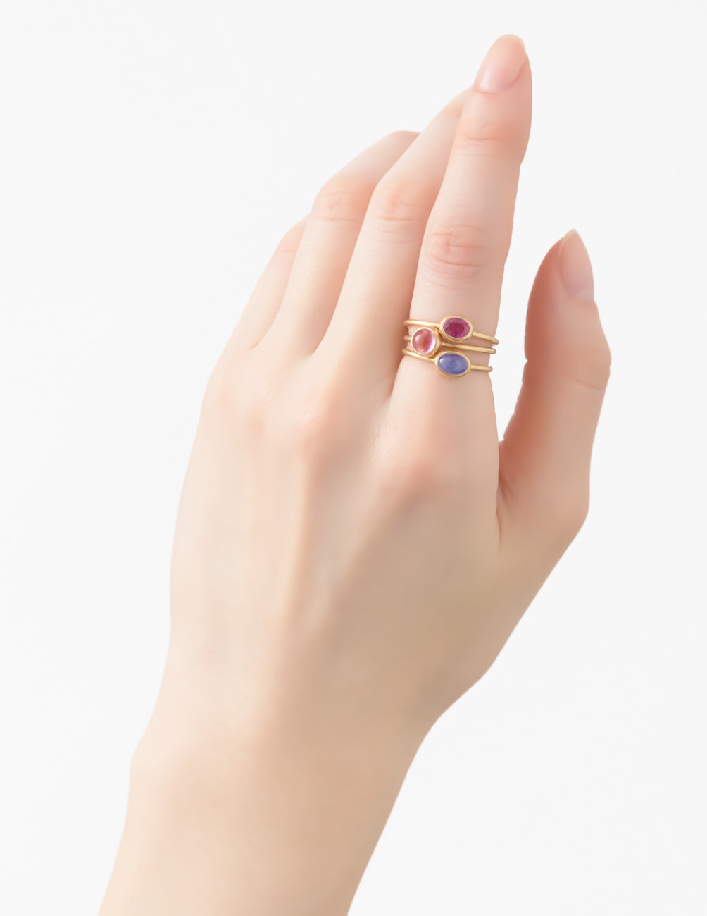 マリハ 天然石ピンクトルマリン リング