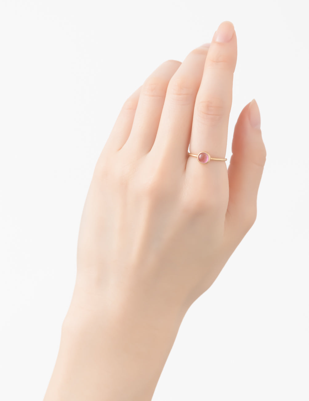 マリハ 天然石ピンクトルマリン リング