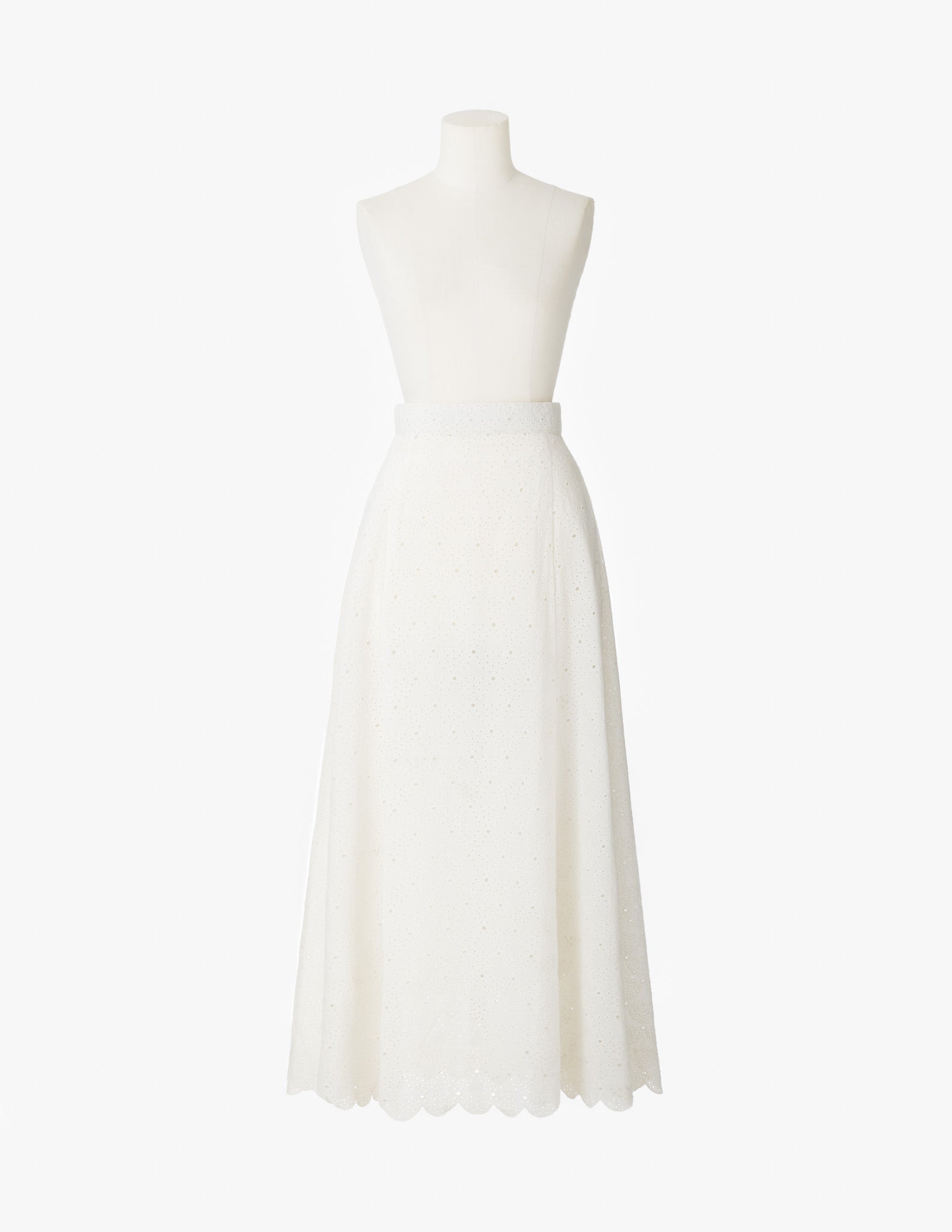 【予約】<br>エクリプスのスカート <br>Lace Arabesque/White