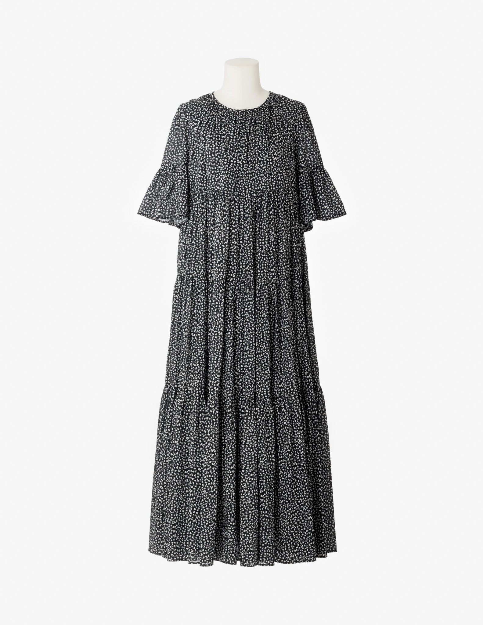【予約】<br>春のすずらんのドレス <br>Baby Daisies/Black