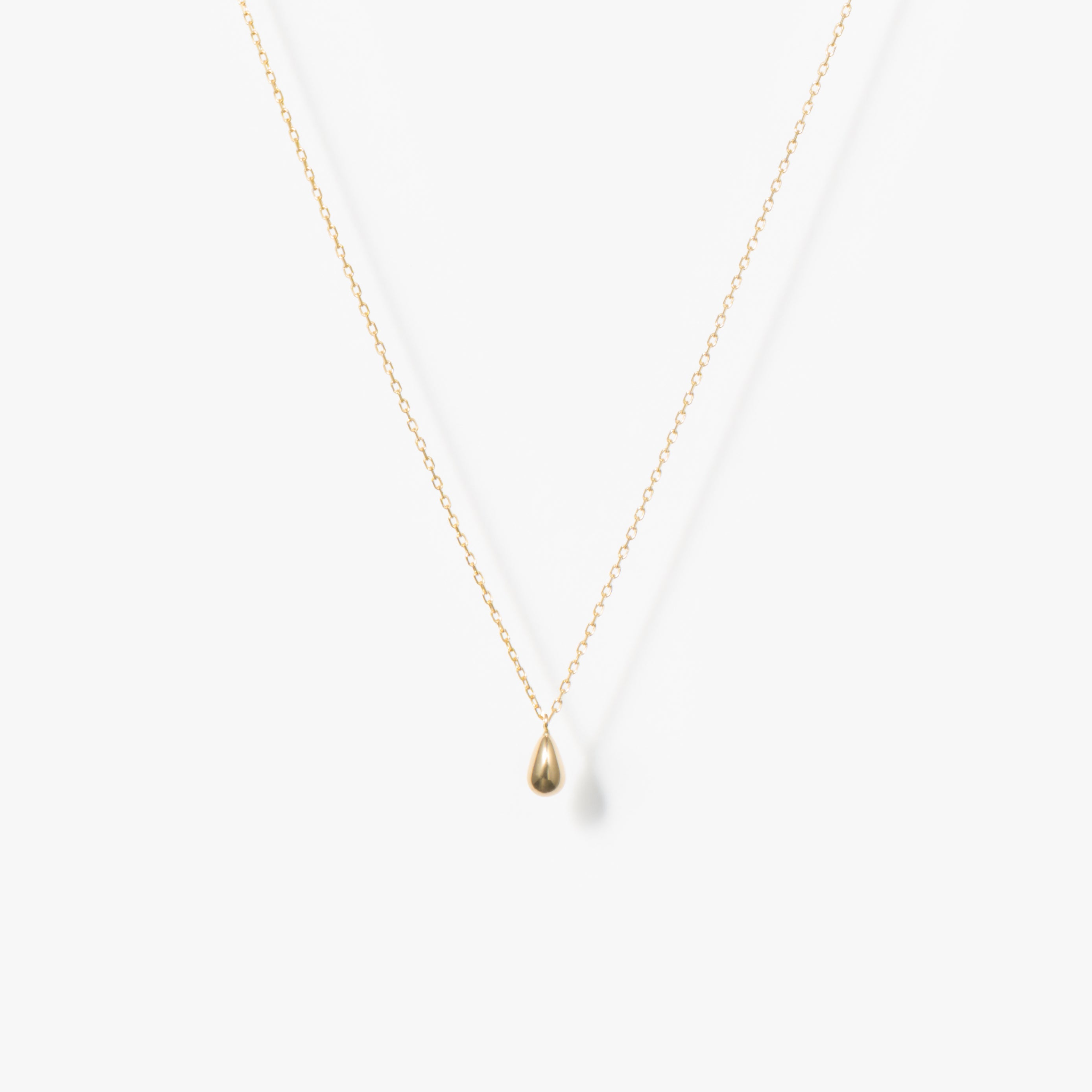 光の雫 ネックレス 40cm【K18YG】