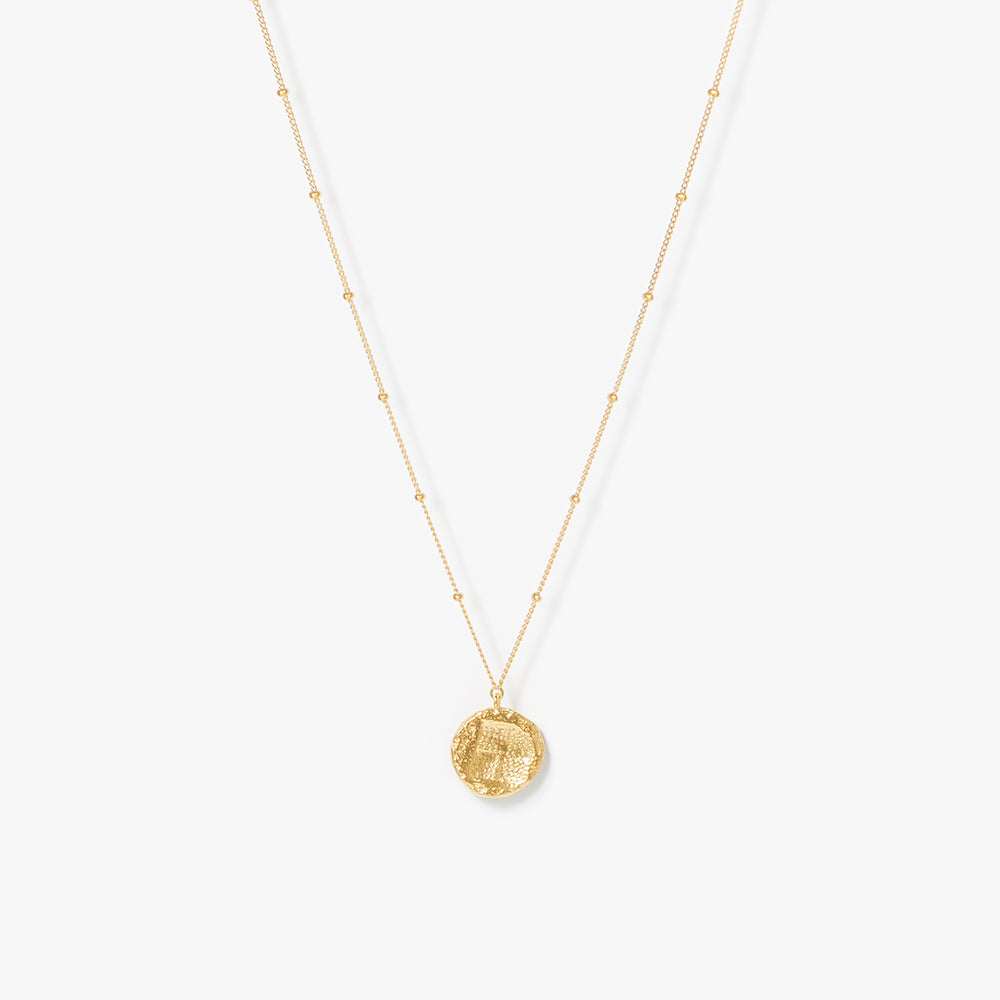 Ancient Memories ネックレス Horse スタッドチェーン47cm(ゴールドカラー)【SV925】